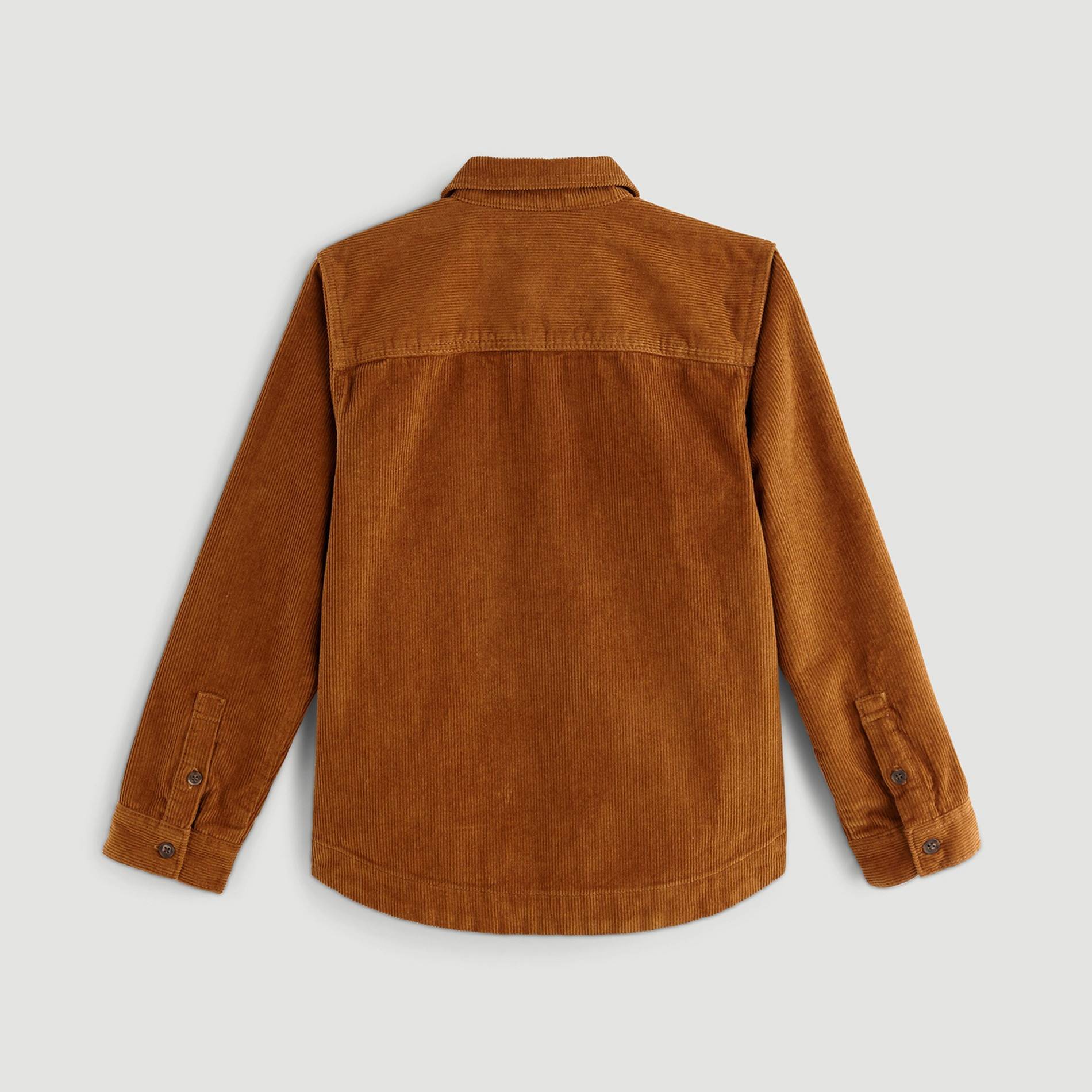 Sur-chemise corduroy, Cuivre, large image number 1