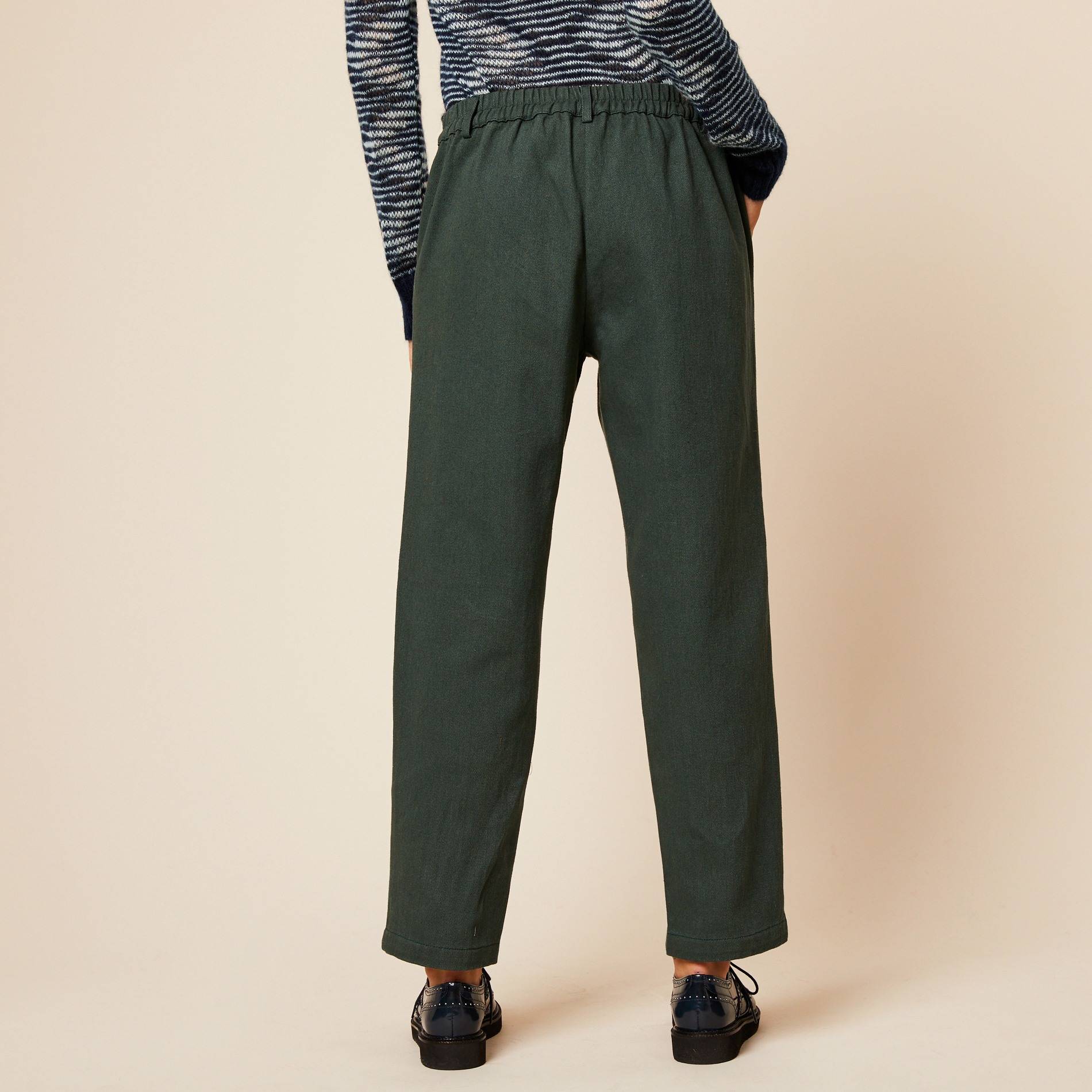 Pantalon Close x Monoprix, Kaki, large image number 1.0