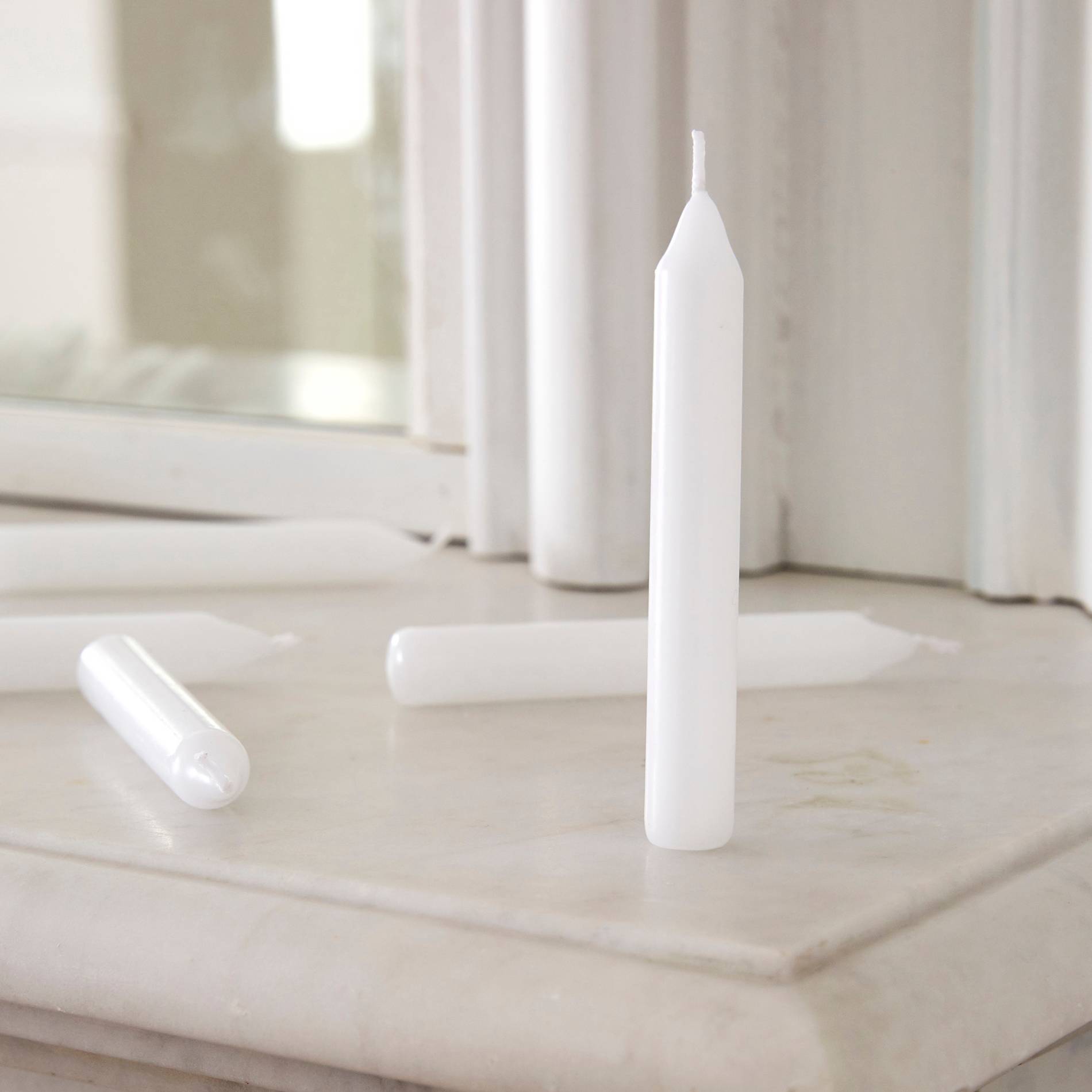20 mini bougies, Blanc, large image number 0.0
