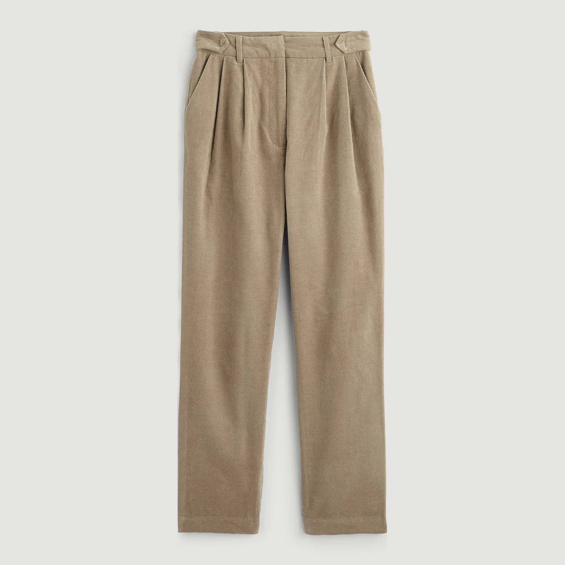 Pantalon en velours jambes larges, Brun clair, large image number 2.0