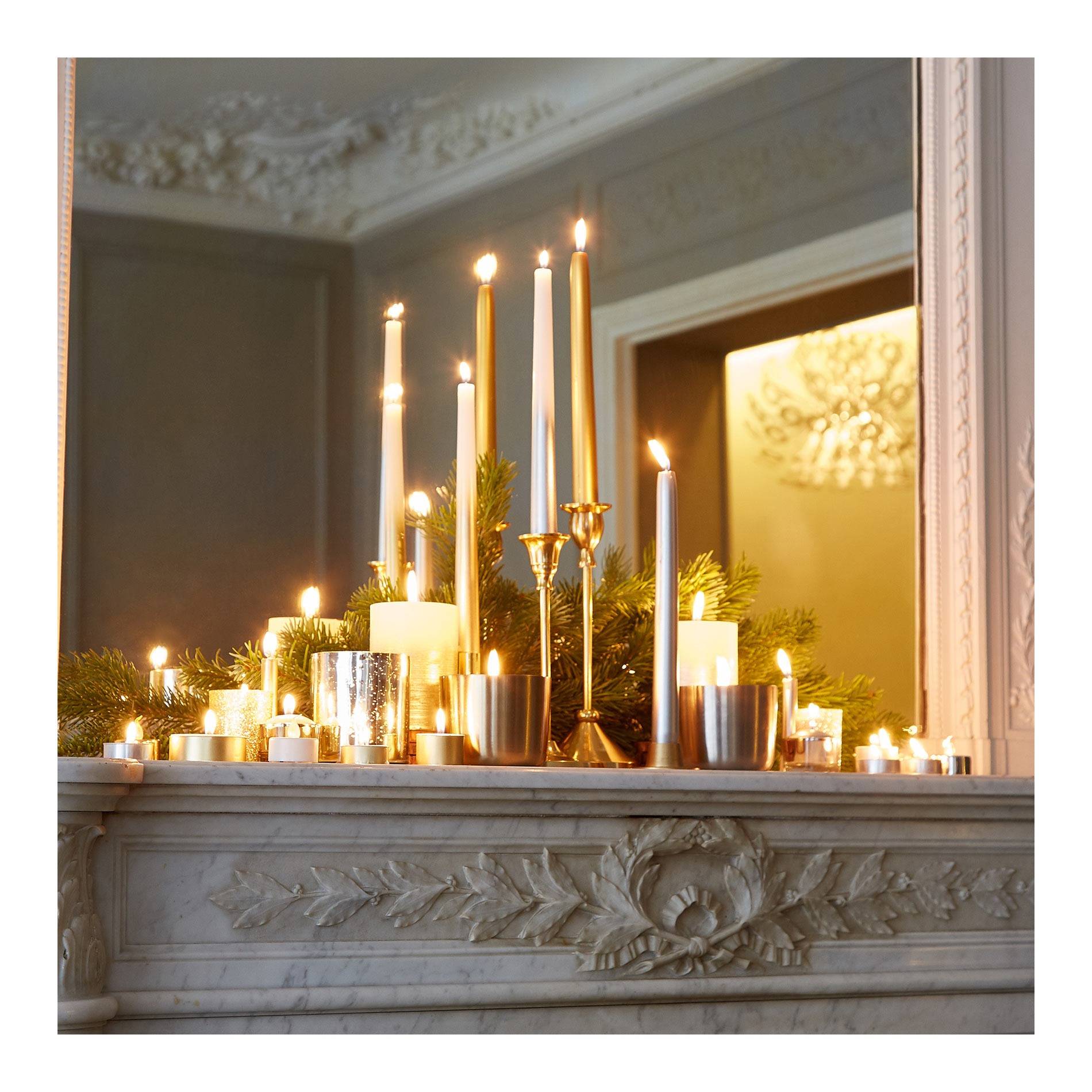 Lot de 6 bougies LED, Gris foncé, large image number 2