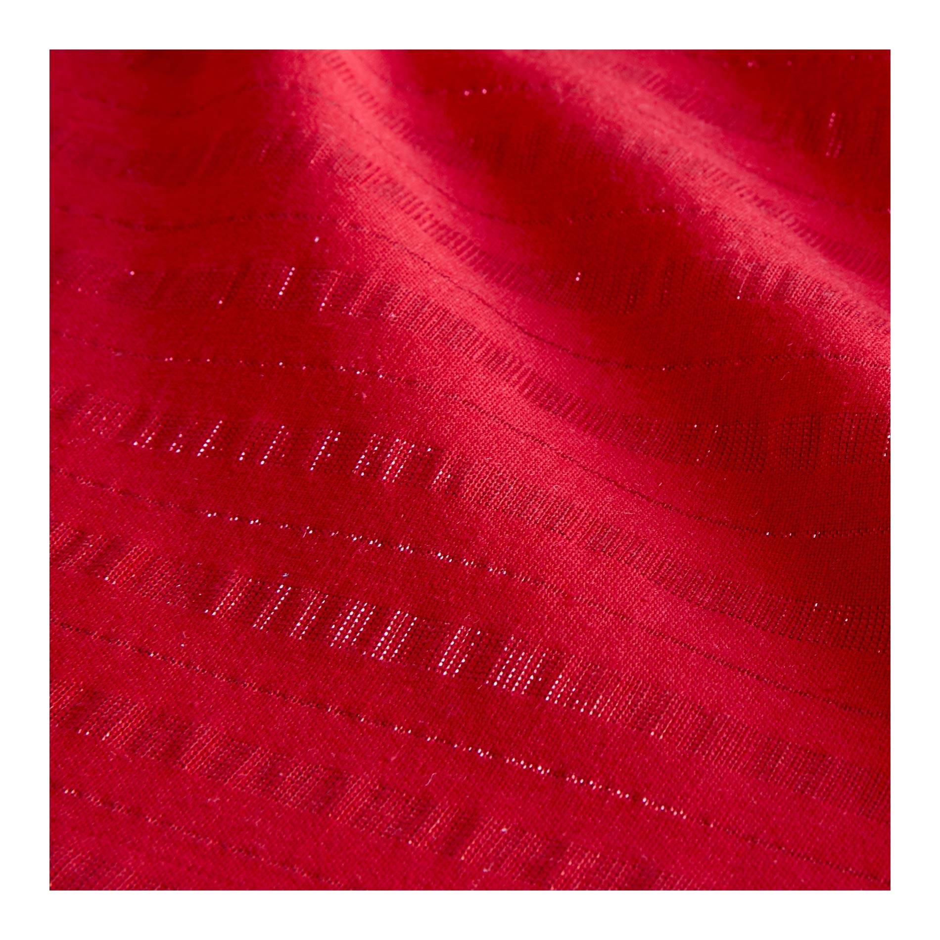 Nappe carrée, lurex, Brique, large image number 2