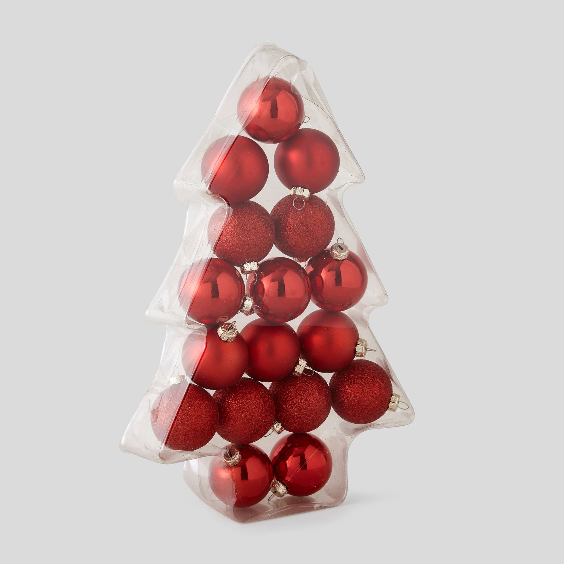 Kit sapin - 17 boules, Cerise, large image number 0