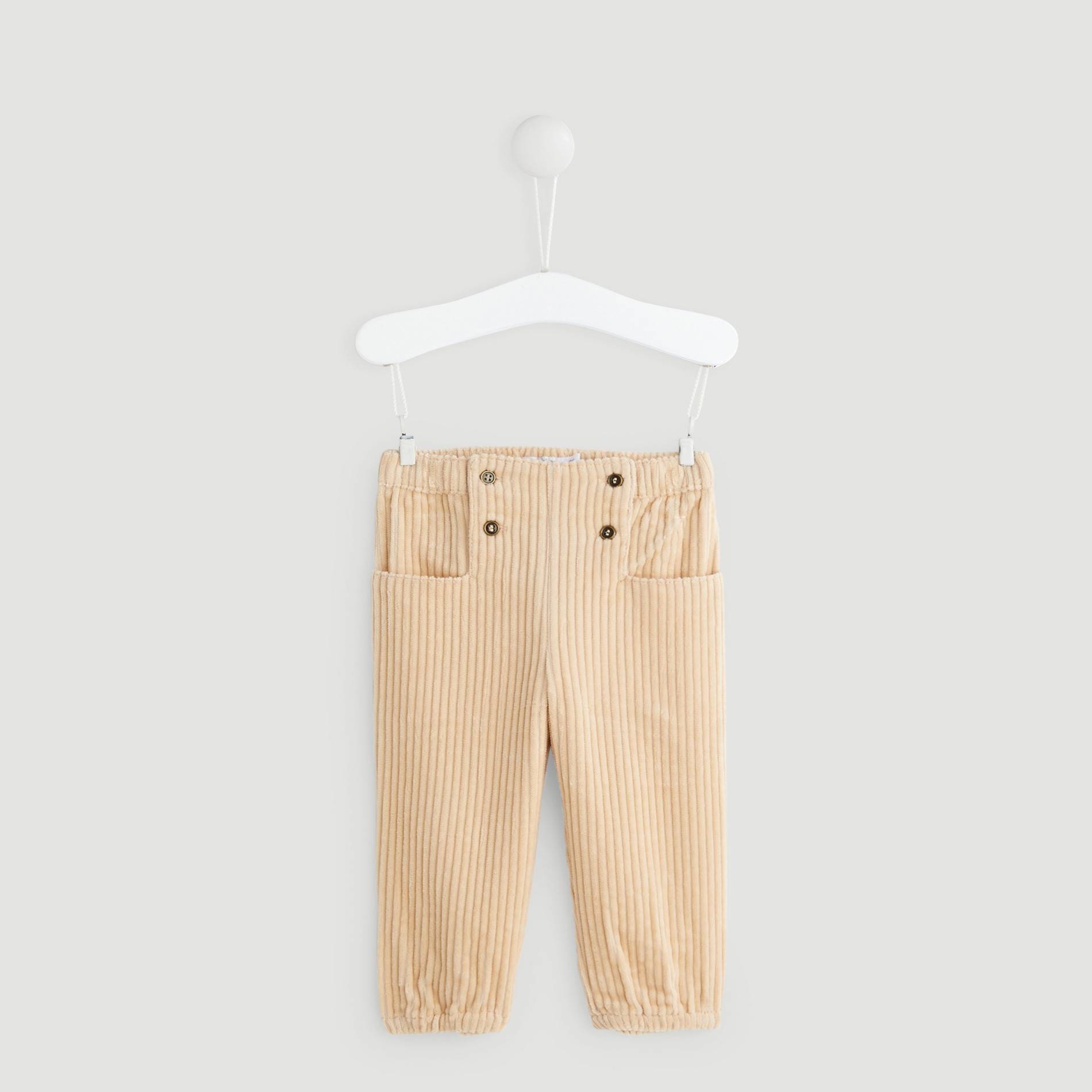 Pantalon en velours, Rose clair, large image number 0.0