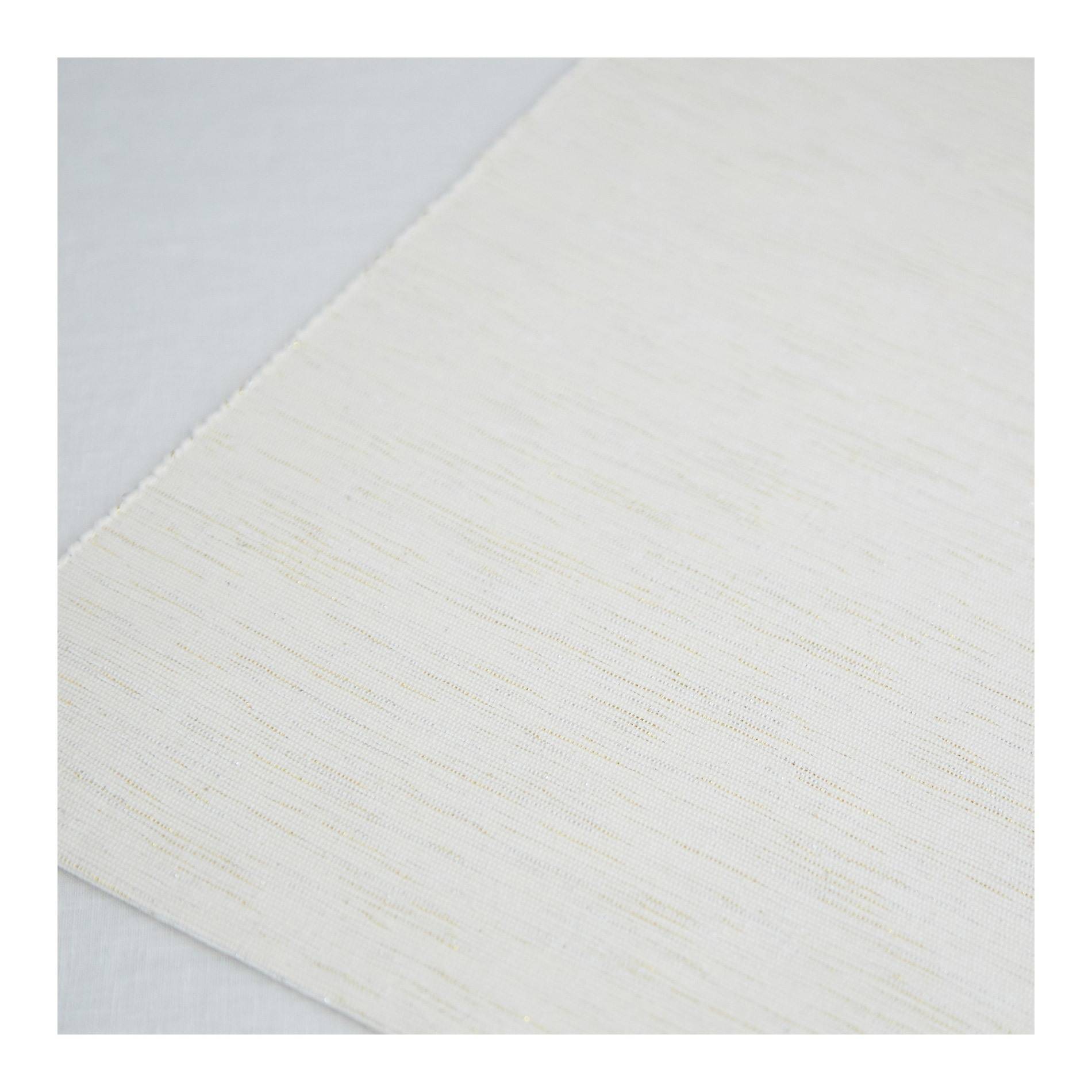 Set de table lurex rayé doré, Beige, large image number 1