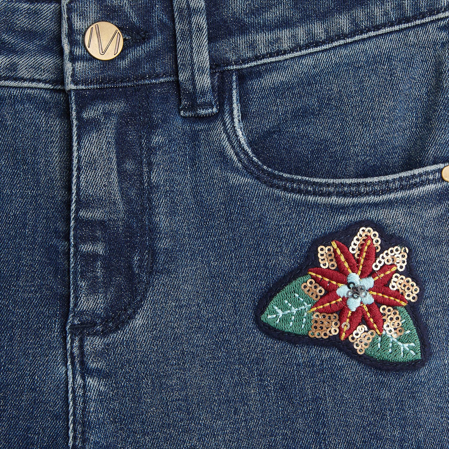 Denim patch, Indigo, large image number 2