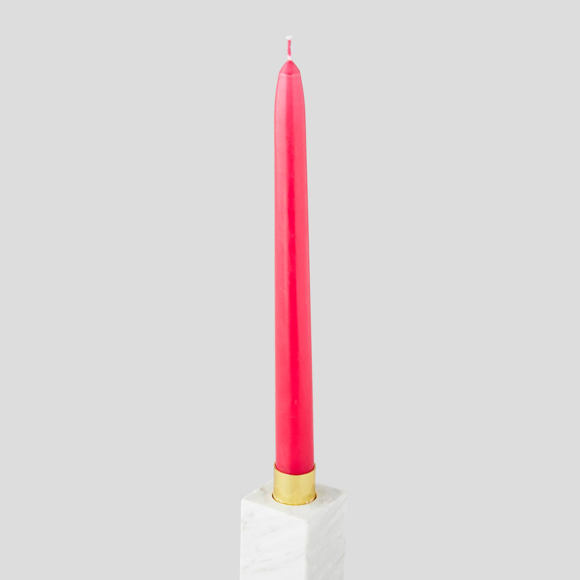 4 flambeaux 25cm, Cerise, large image number 0.0