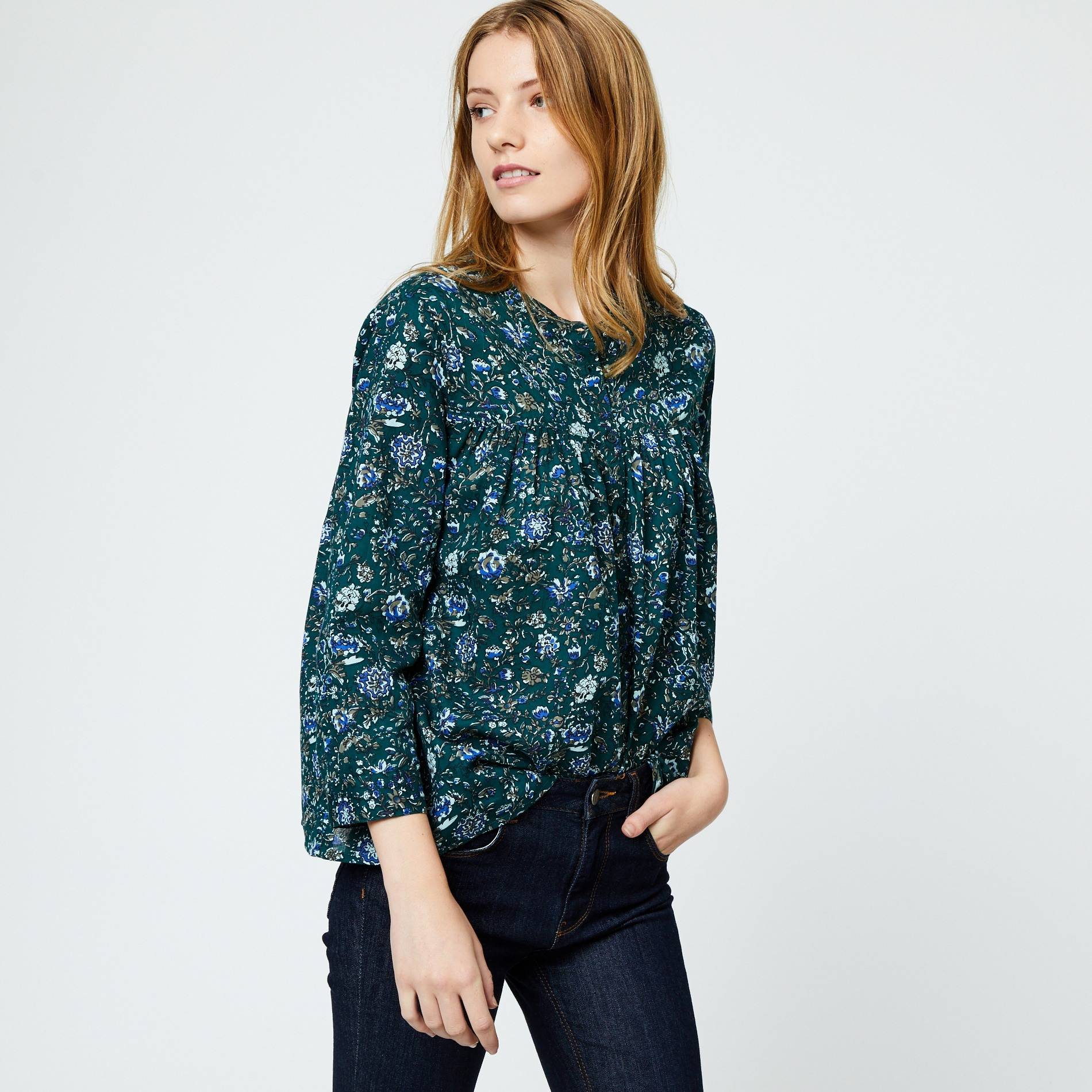 Blouse manches longues, Vert clair, large image number 0