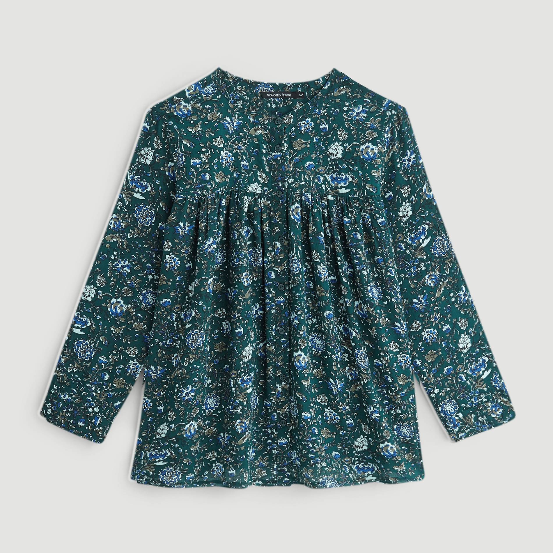 Blouse manches longues, Vert clair, large image number 2