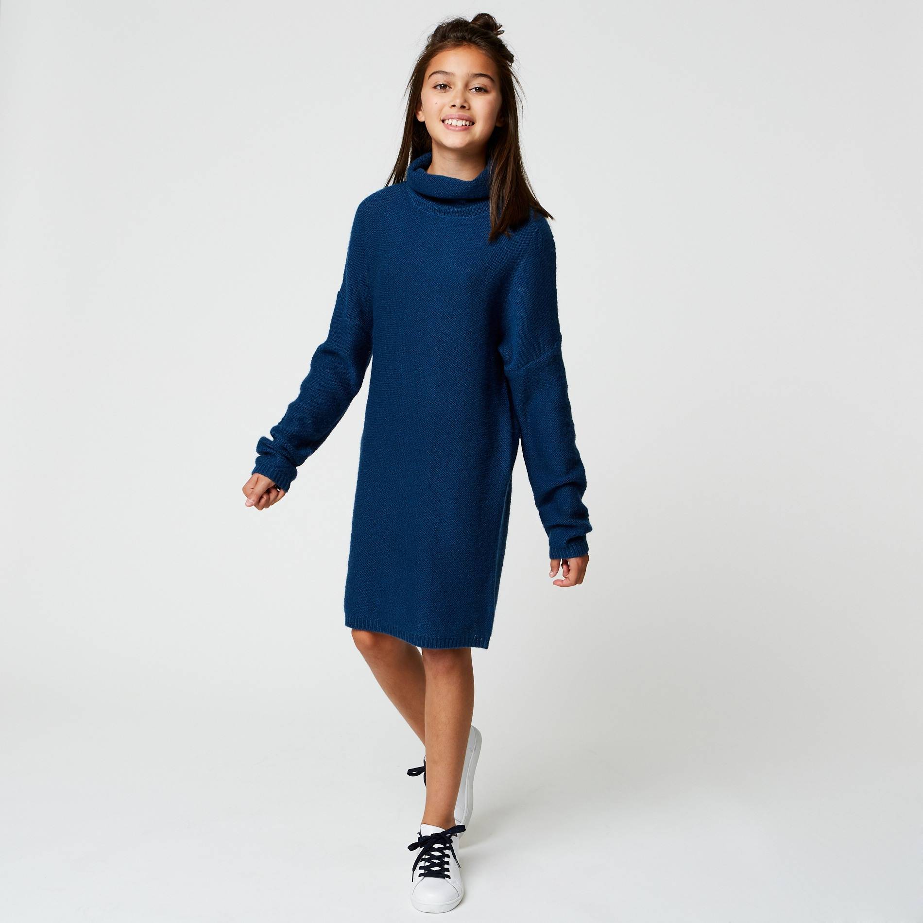 Robe point mousse, Indigo, large image number 0