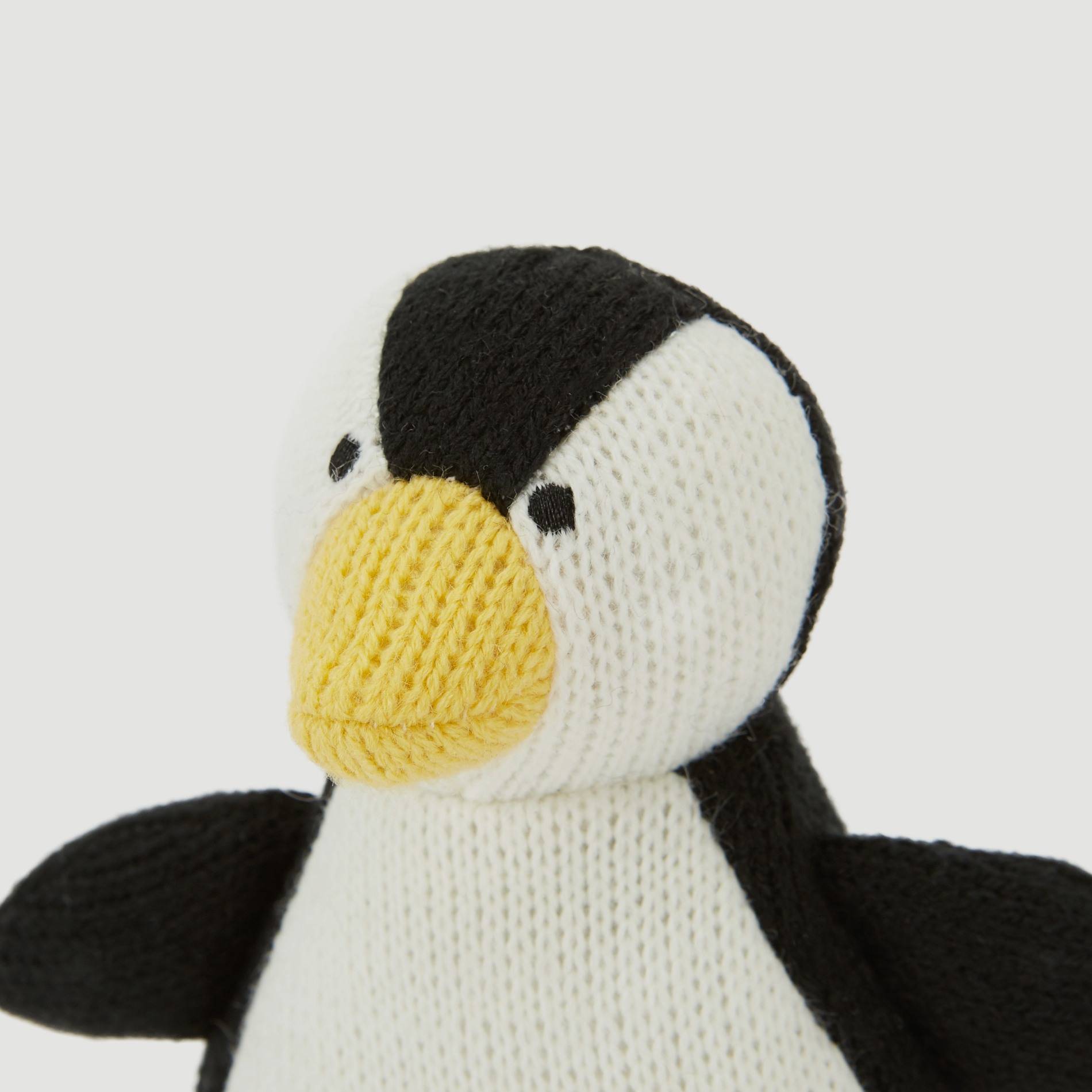 Doudou pinguin, Blanc, large image number 1.0