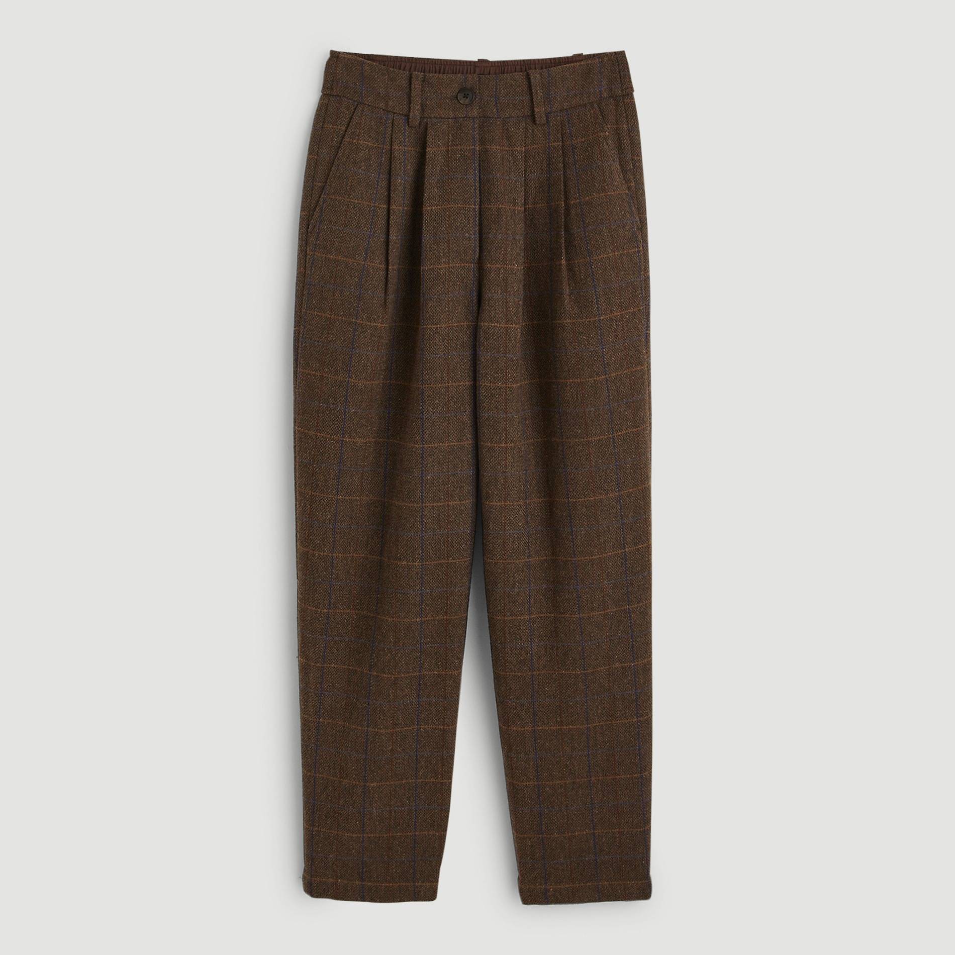 Pantalon taille haute, Brun foncé, large image number 2