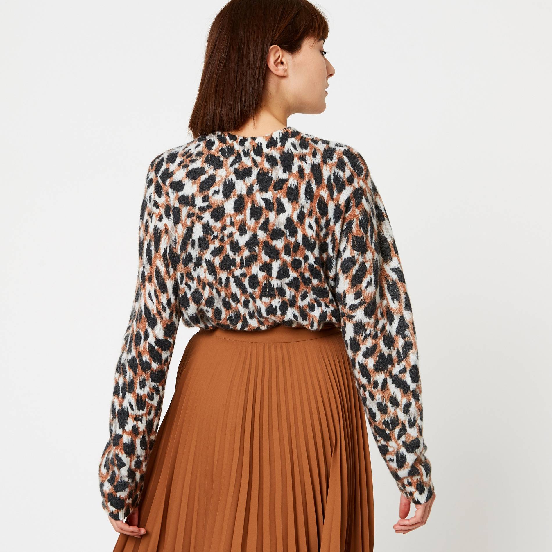 Pull contenant du mohair, Cuivre, large image number 1