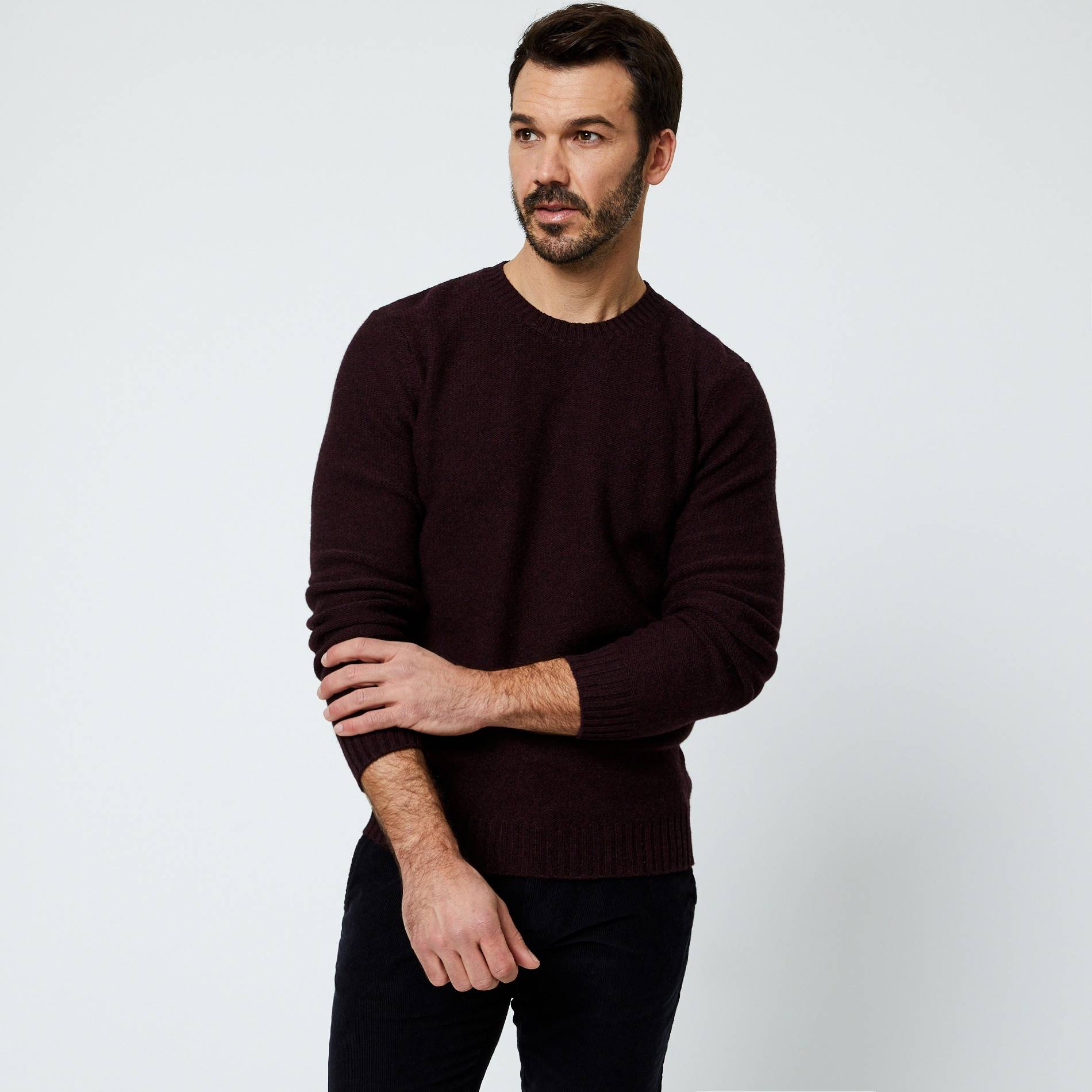 Pull en laine, Chocolat, large image number 0.0