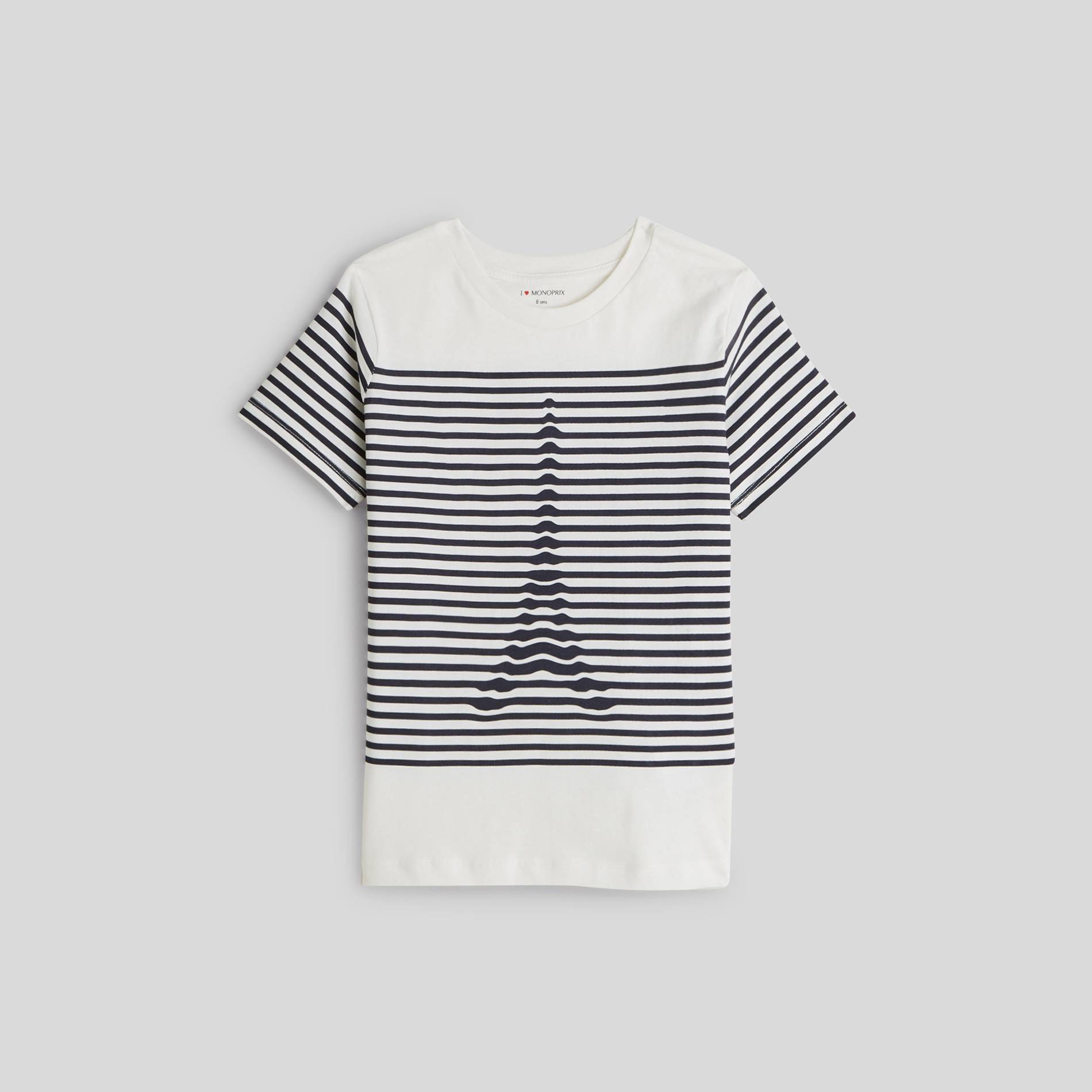 T-shirt manches courtes, Ecru, large image number 0
