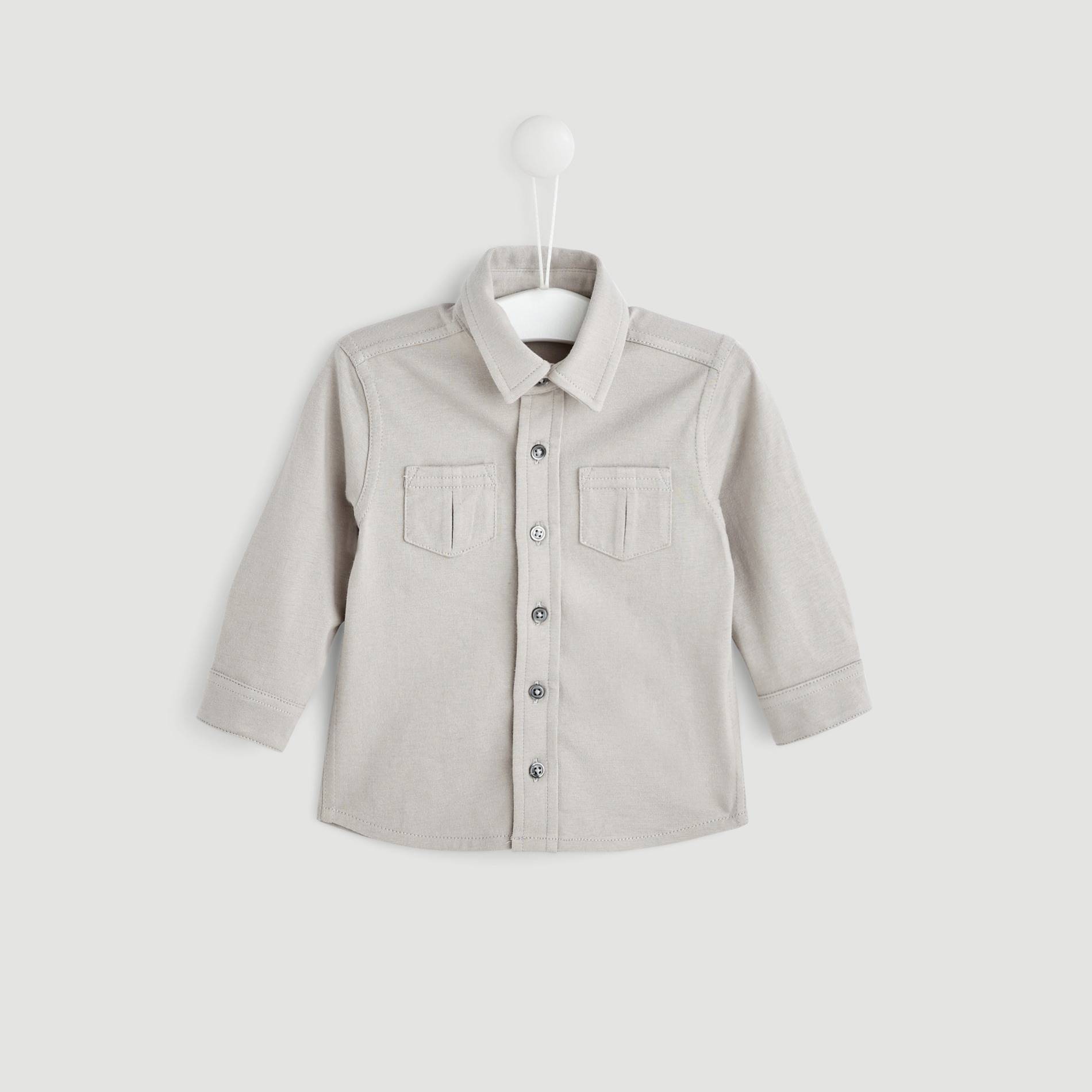 Chemise en jersey, Gris moyen, large image number 0.0