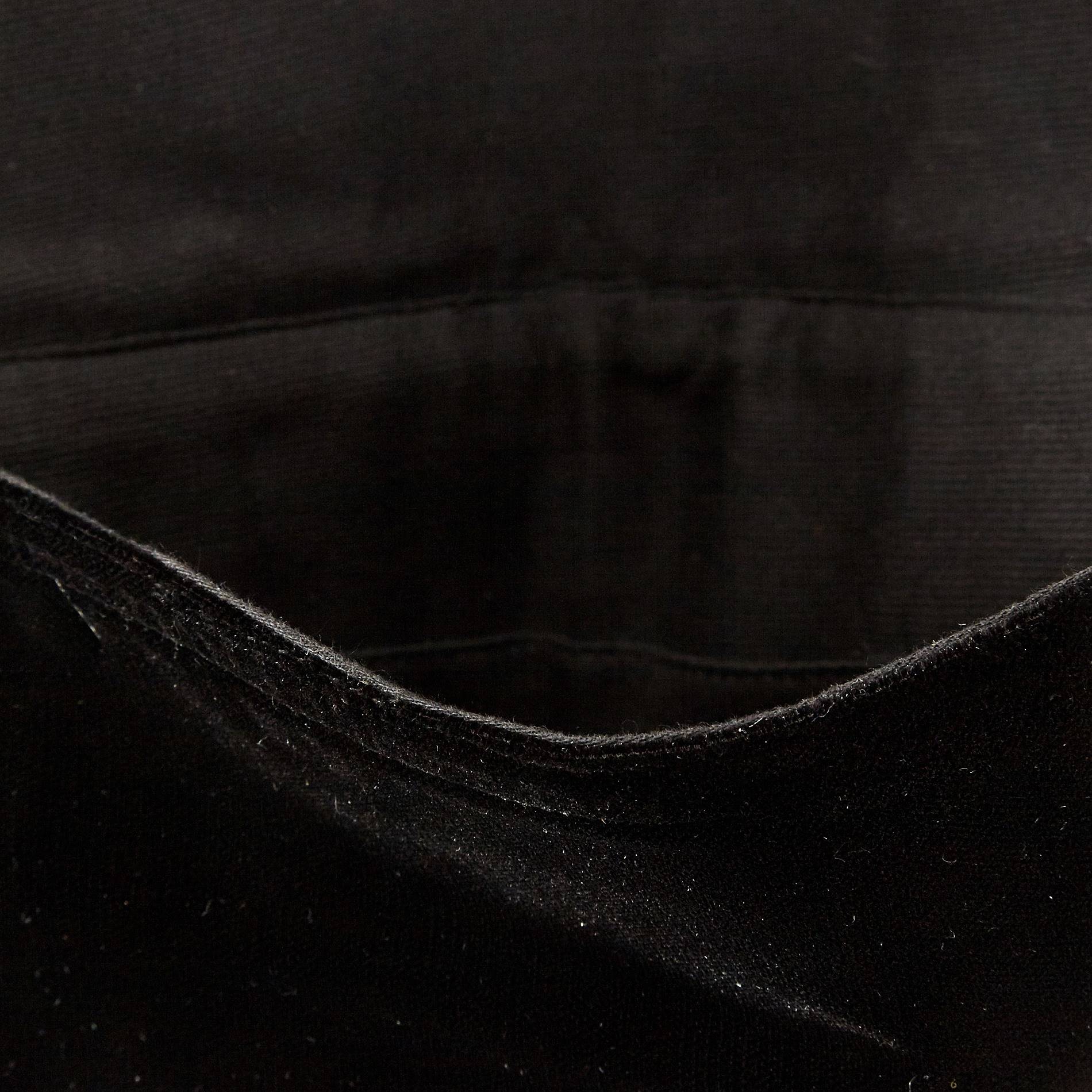 sac en velours brodé, Noir, large image number 2