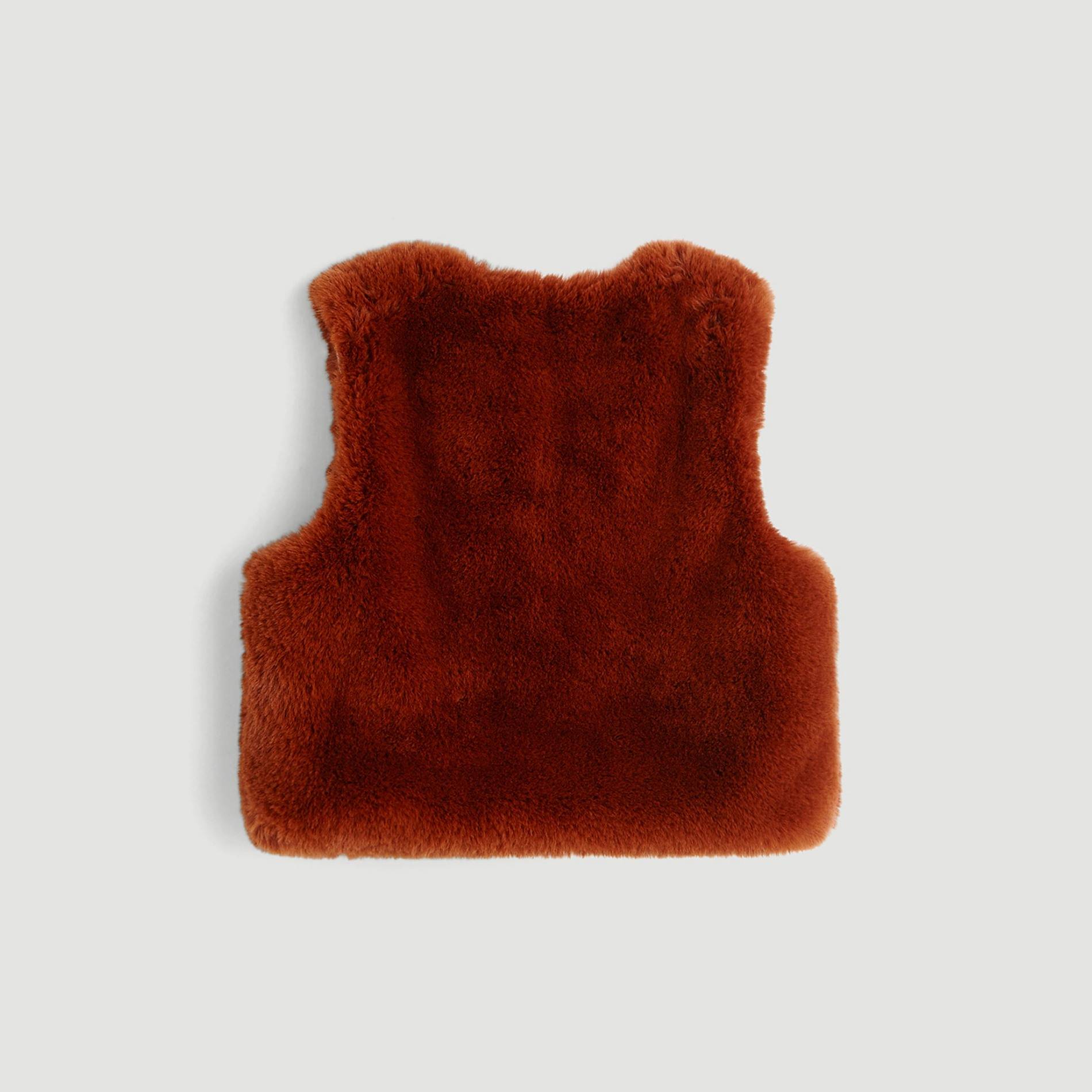 Gilet sans manches à zip, Cuivre, large image number 1
