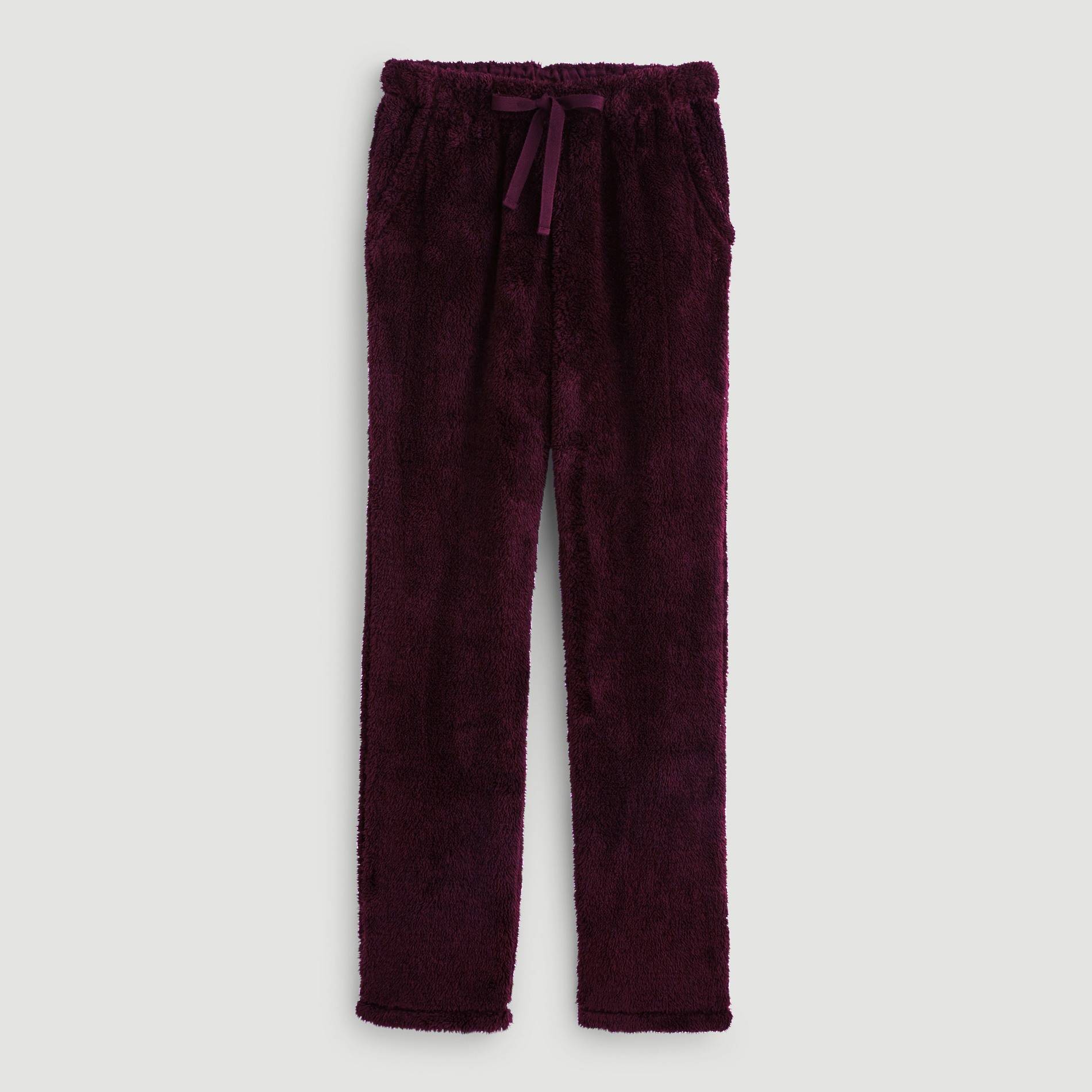 Pantalon doudou à paillettes, Violet, large image number 2
