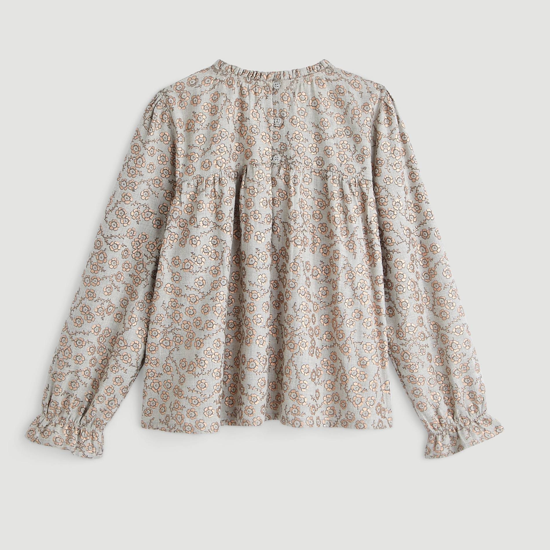 Blouse imprimée, Gris moyen, large image number 1