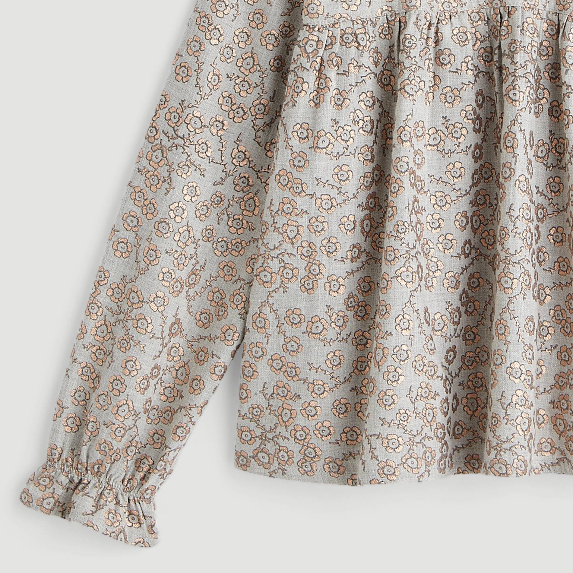 Blouse imprimée, Gris moyen, large image number 2