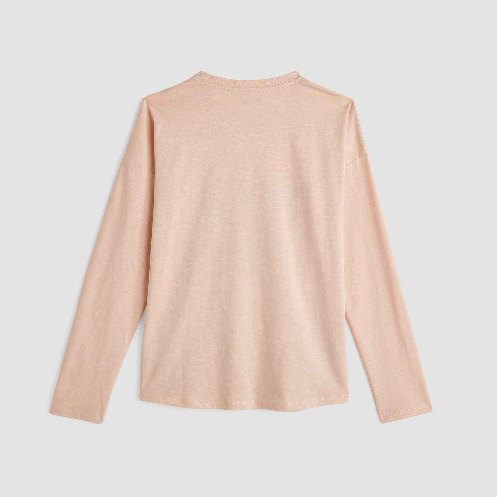 T-shirt manches longues imprimé, Rose clair, large image number 1