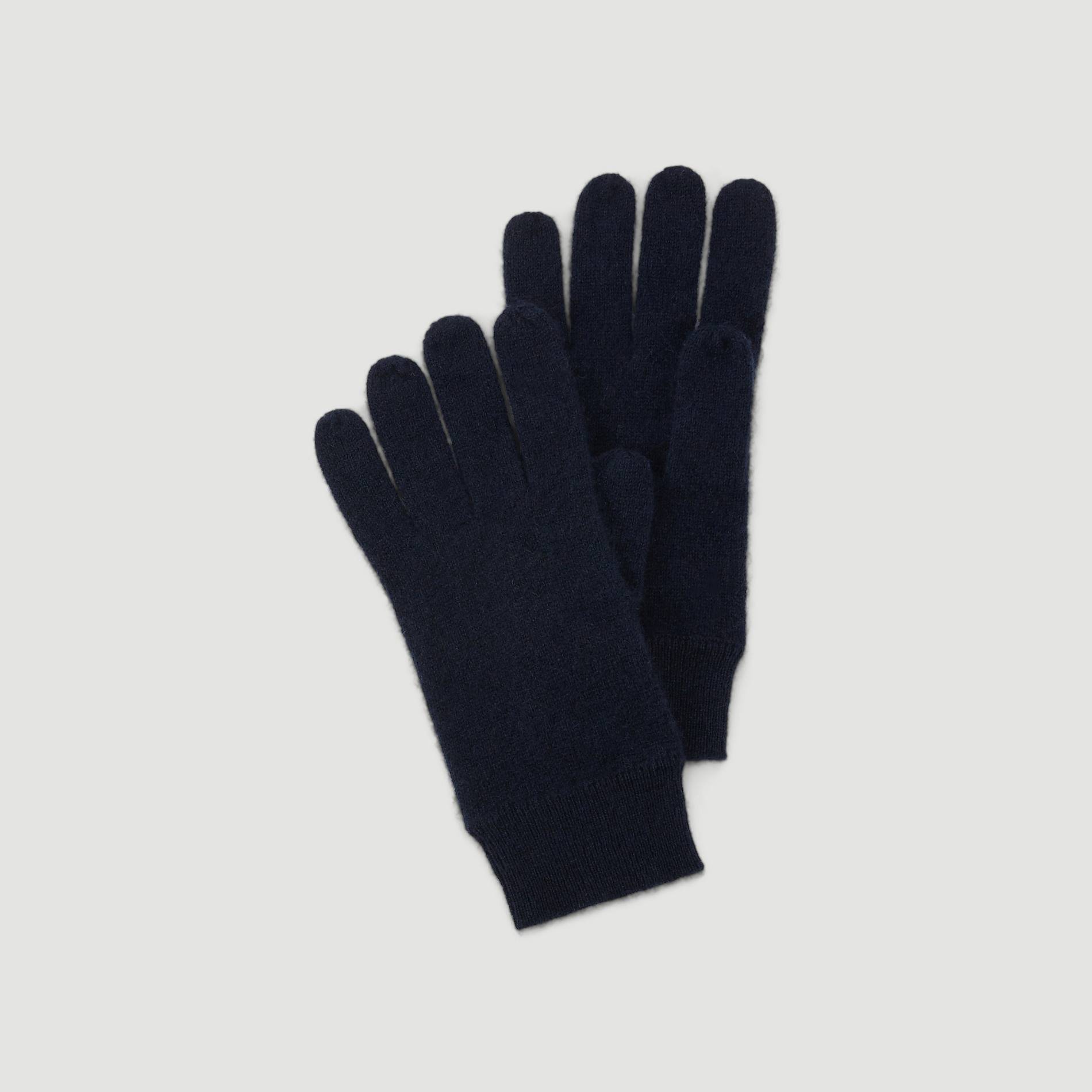 Gants en cachemire, Bleu marine, large image number 0