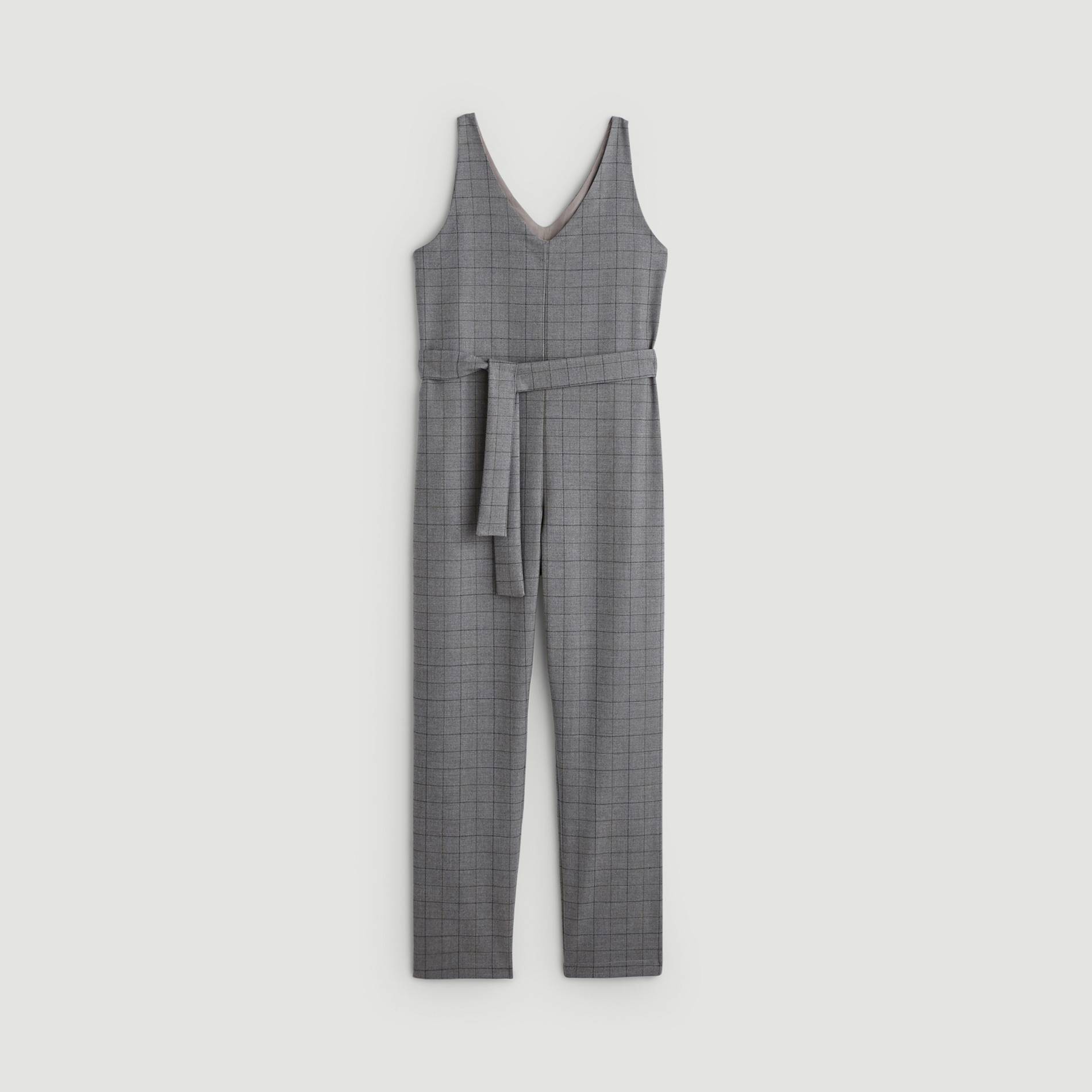 Combipantalon à carreaux, Gris anthracite, large image number 0