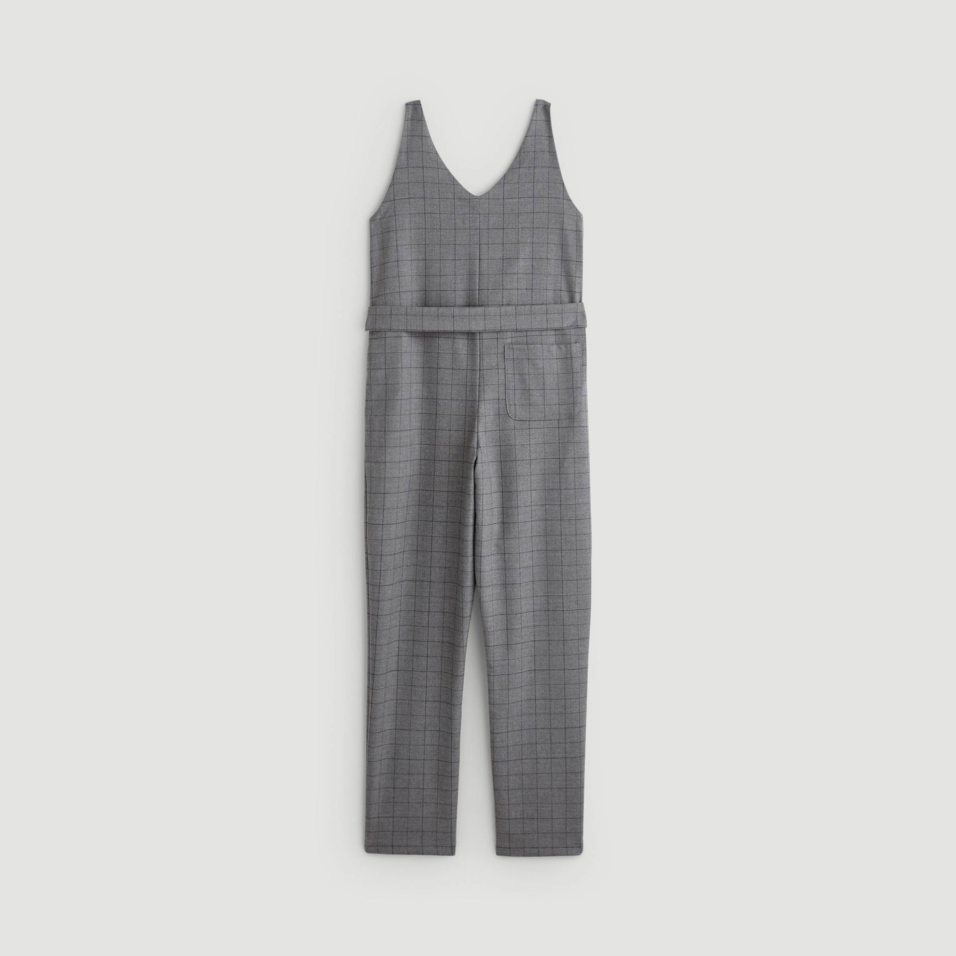 Combipantalon à carreaux, Gris anthracite, large image number 1