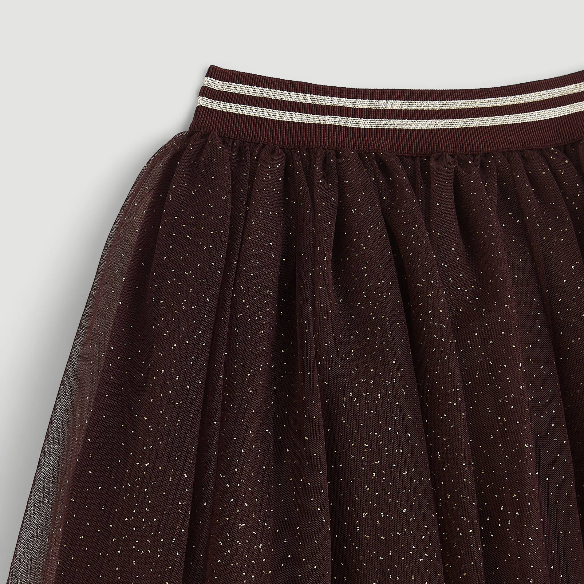 Jupon tulle, Chocolat, large image number 2.0