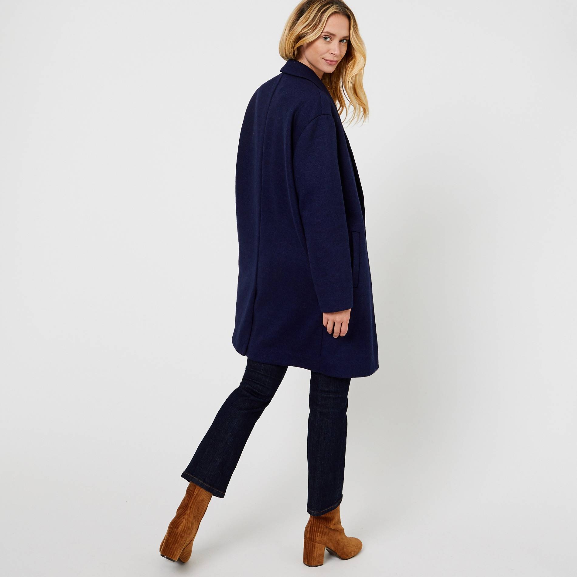 Manteau en maille, Indigo, large image number 1.0