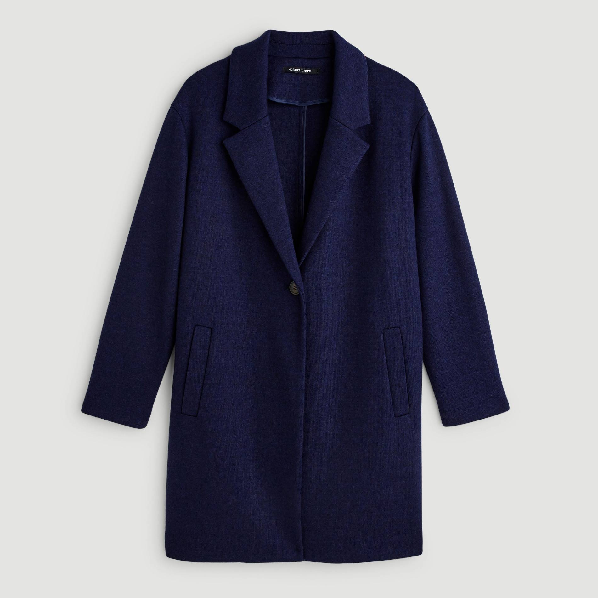 Manteau en maille, Indigo, large image number 2