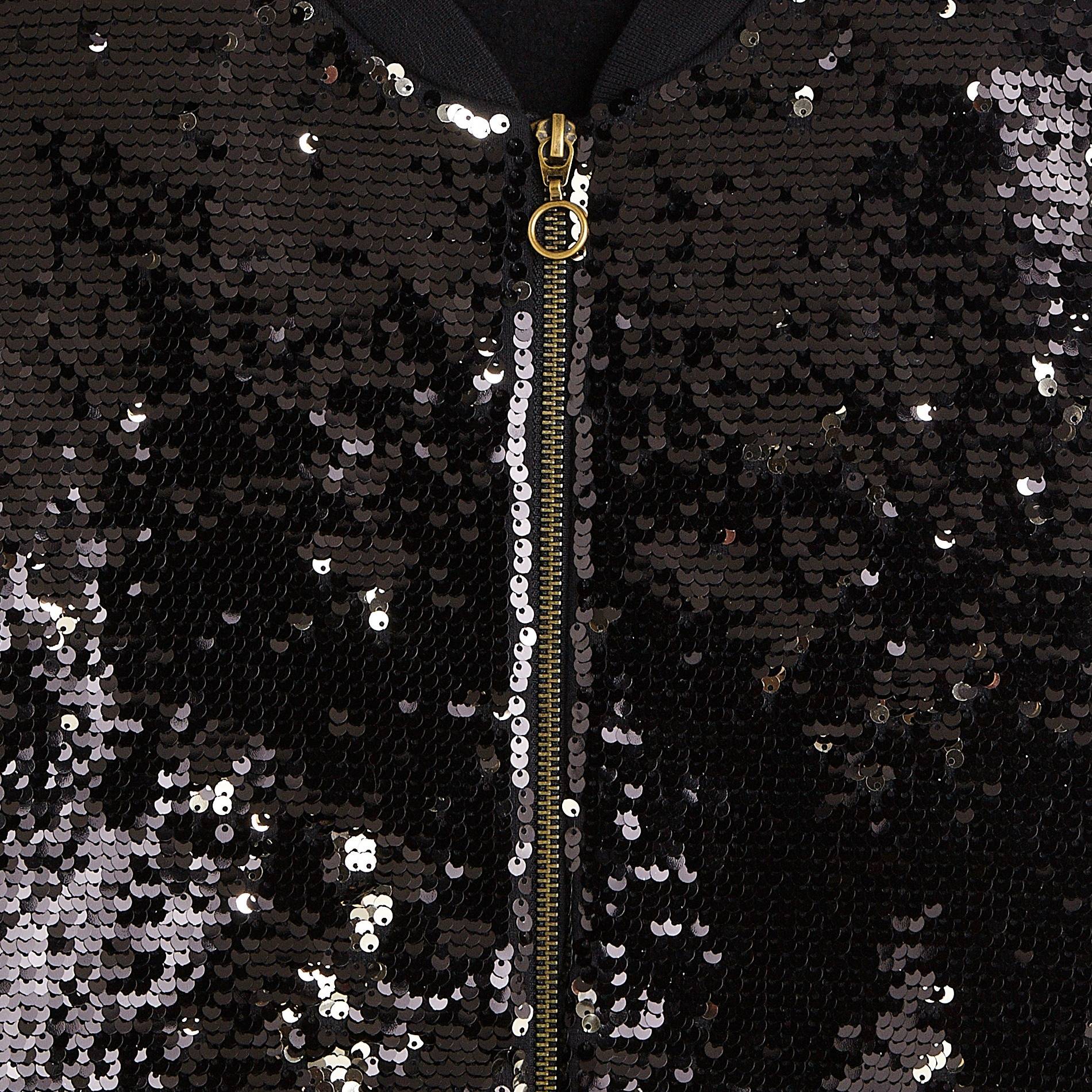 Teddy à sequins, Noir, large image number 2.0