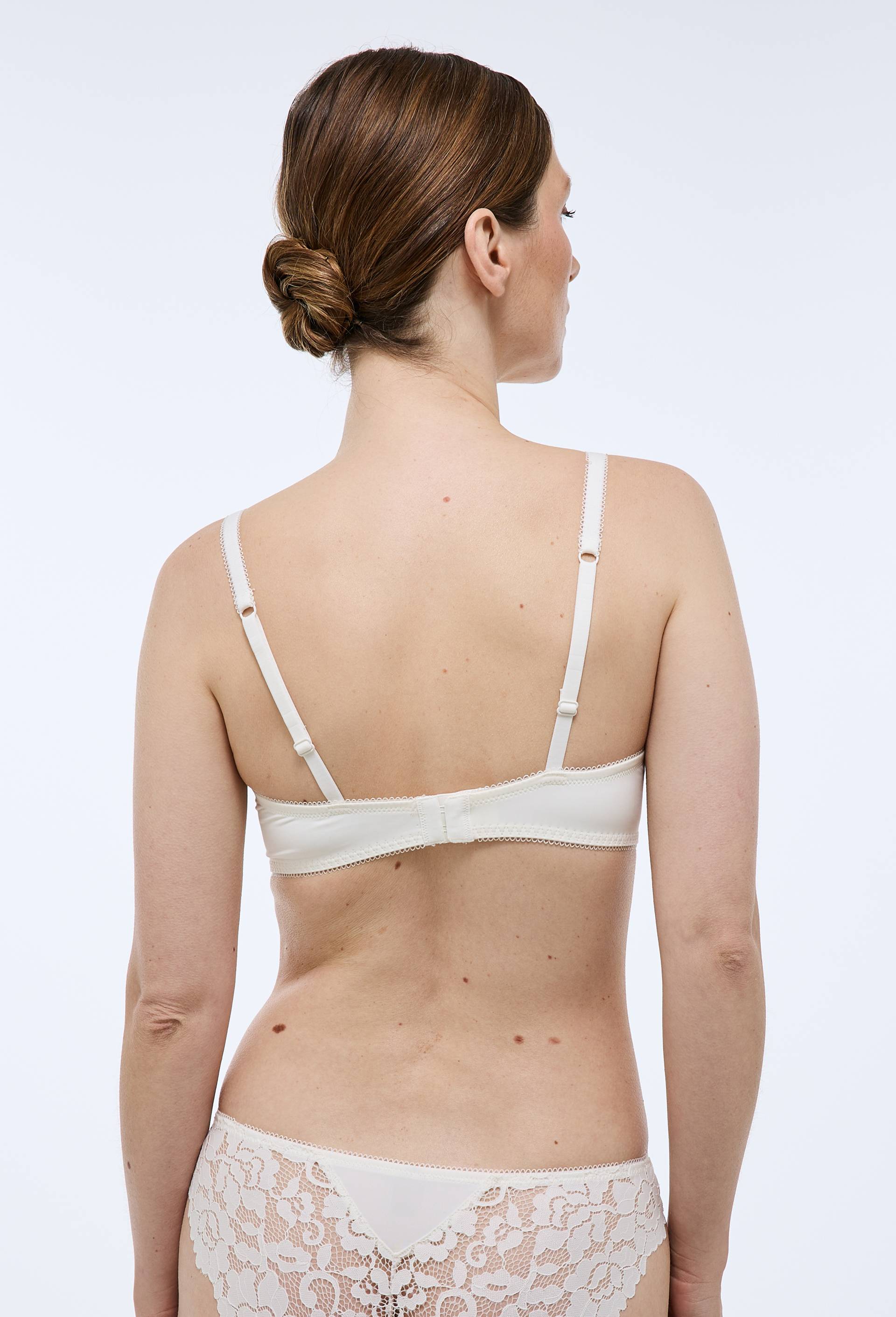 Soutien-gorge triangle CAMILLE en dentelle, Ecru, large image number 2.0