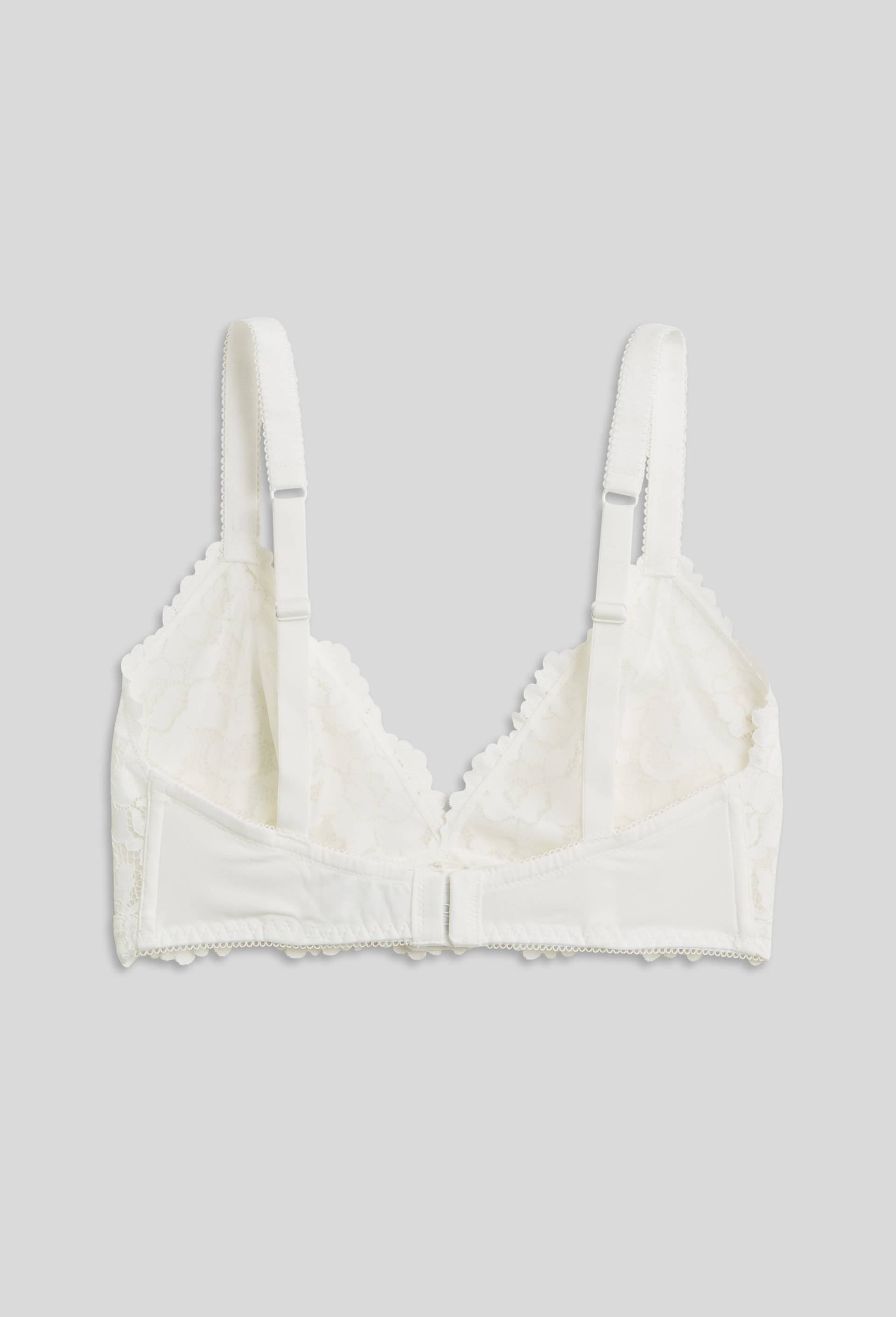 Soutien-gorge triangle CAMILLE en dentelle, Ecru, large image number 5