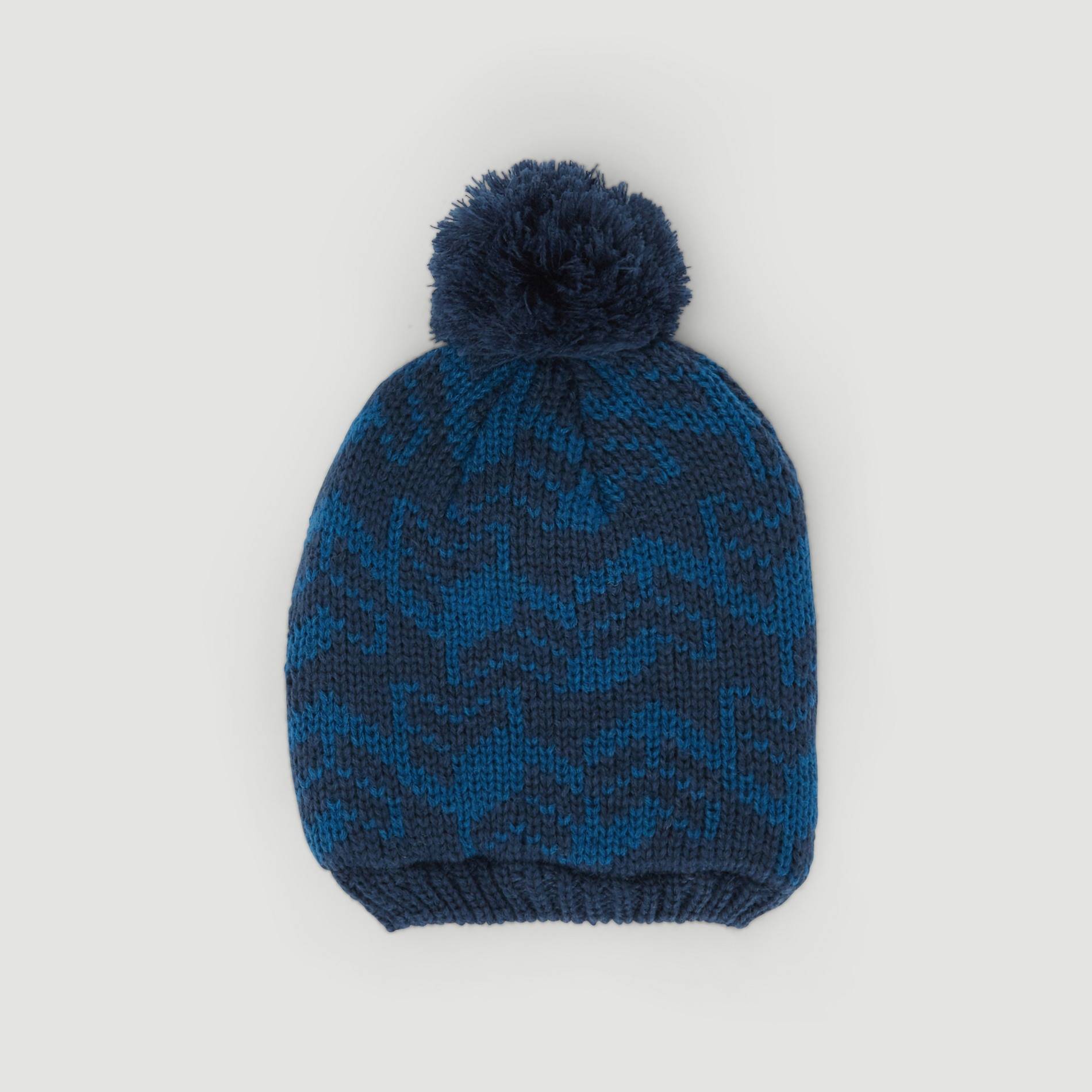 Bonnet en maille - Monoprix Ski, Indigo, large image number 0.0