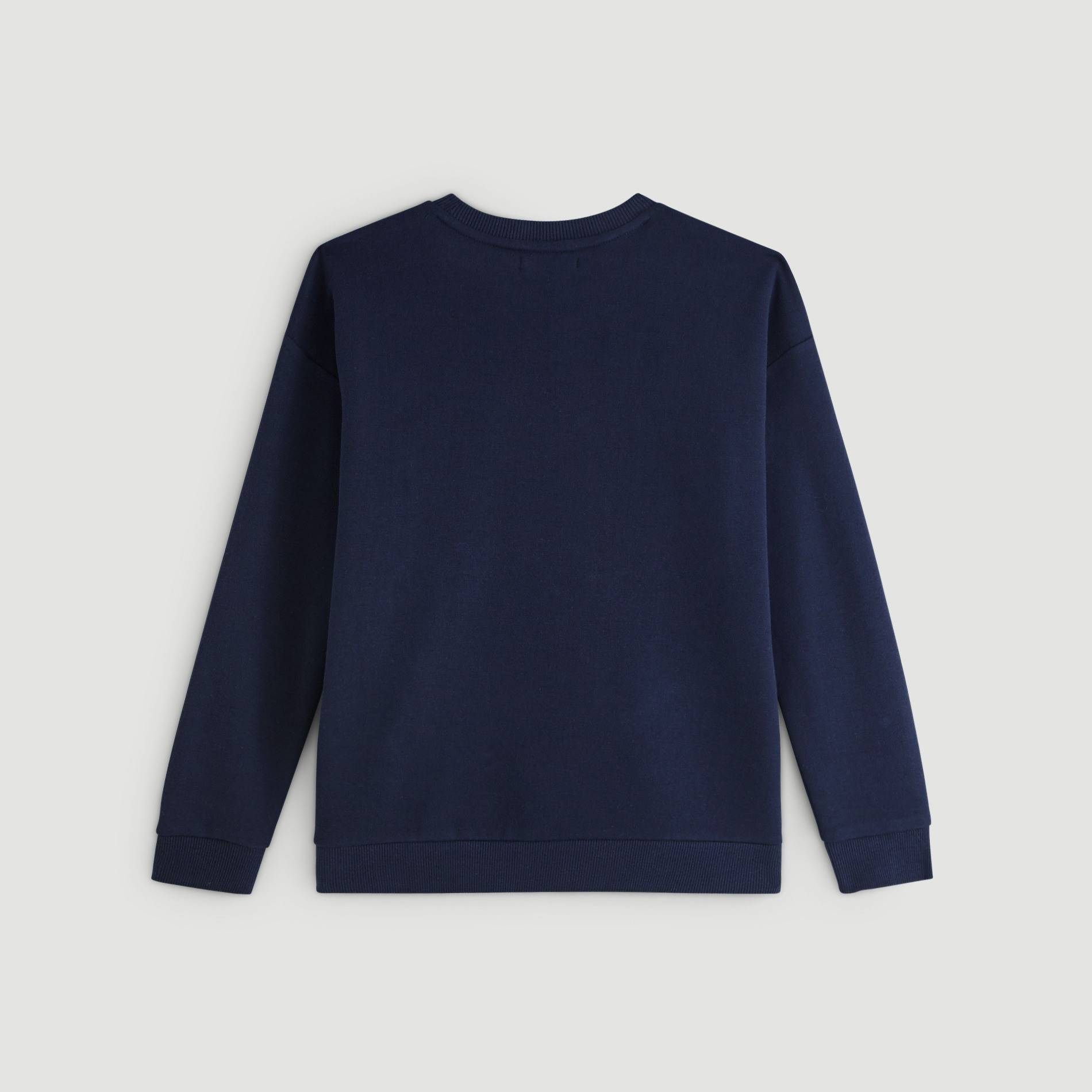 Sweat imprimé, Bleu marine, large image number 2