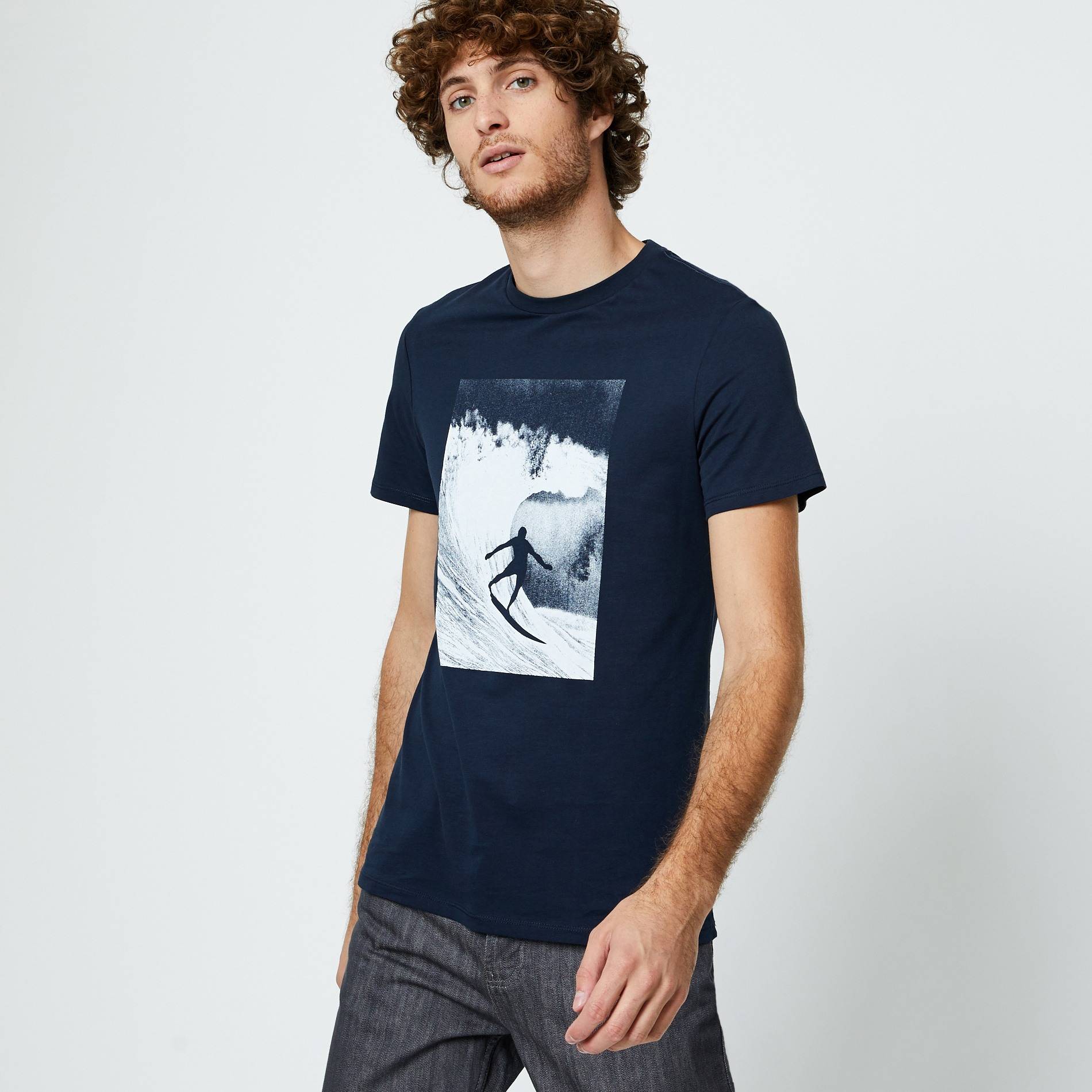 T-shirt imprimé, Bleu marine, large image number 0