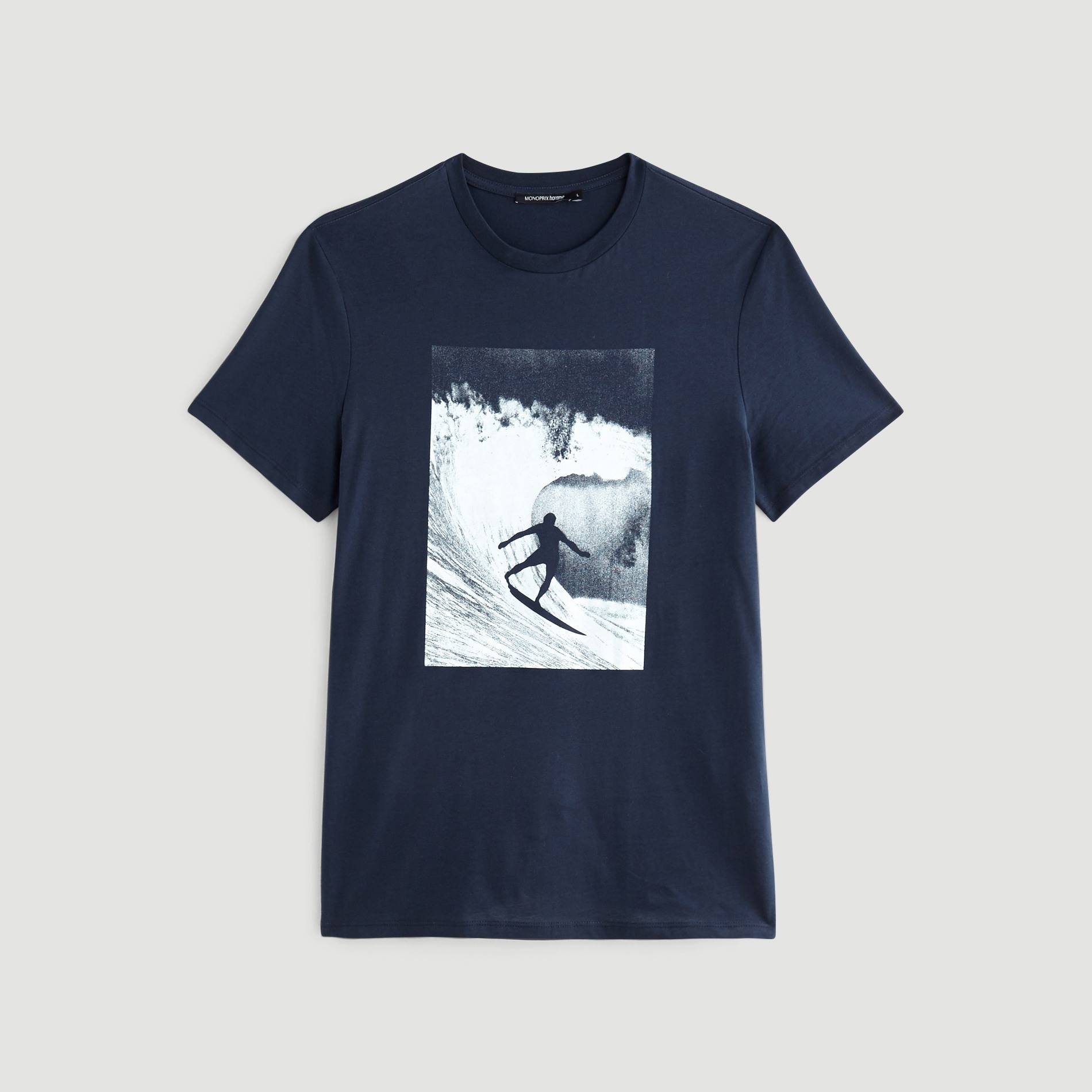 T-shirt imprimé, Bleu marine, large image number 2