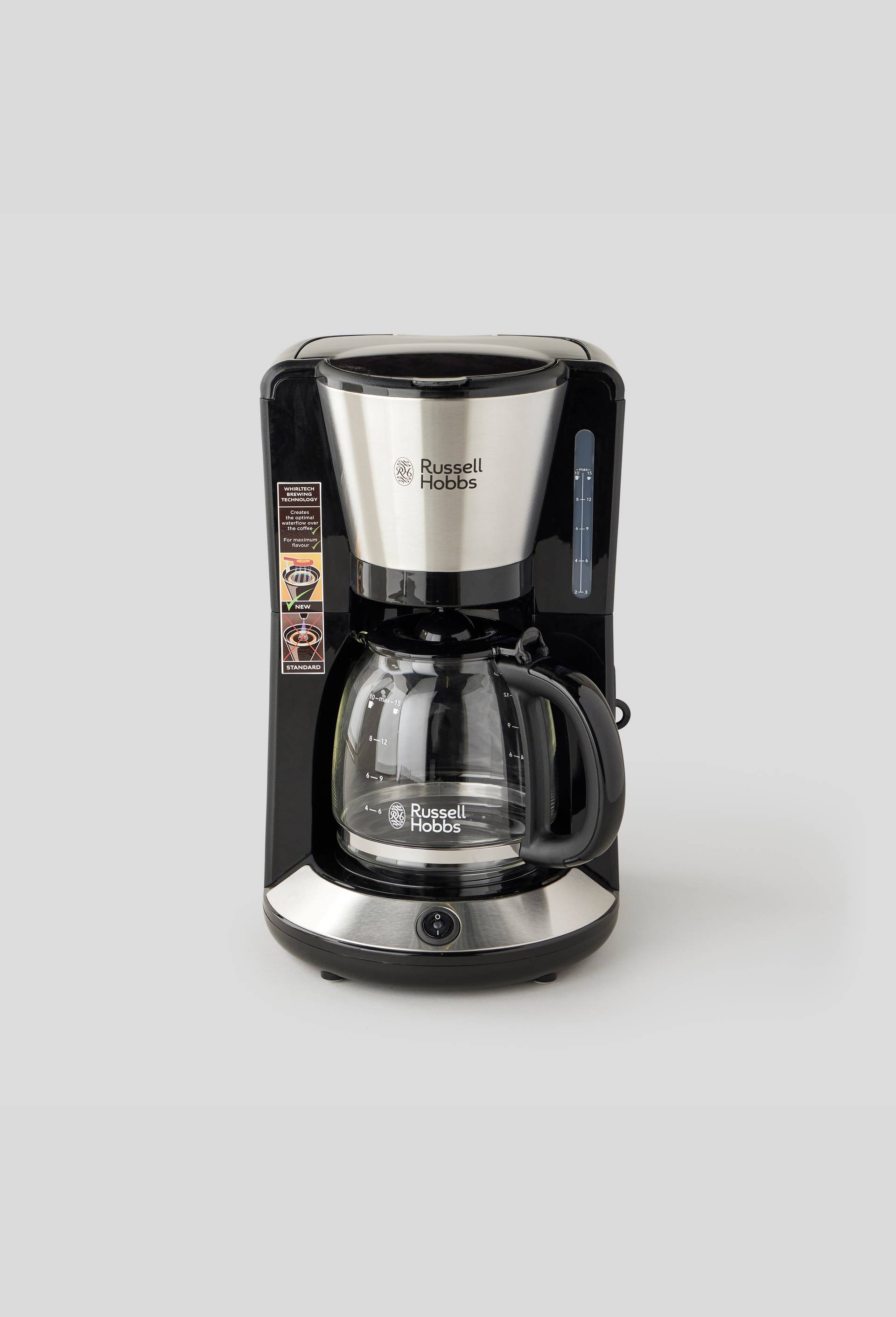 Cafetière, finition acier, Noir, large image number 0