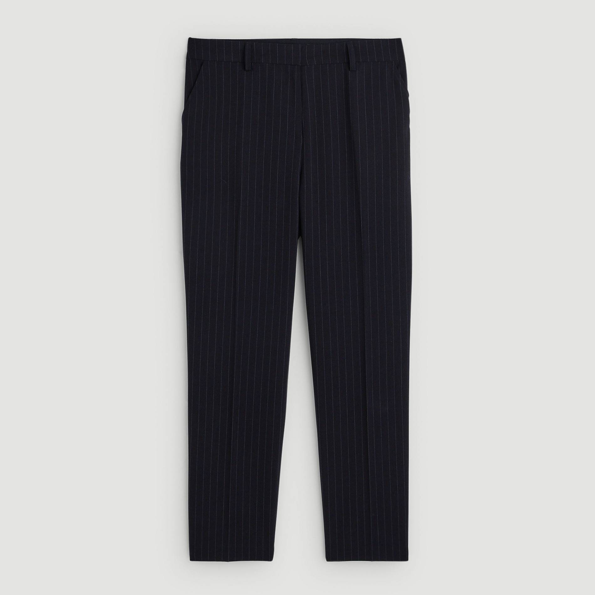 Pantalon plis cassés, Bleu marine, large image number 2