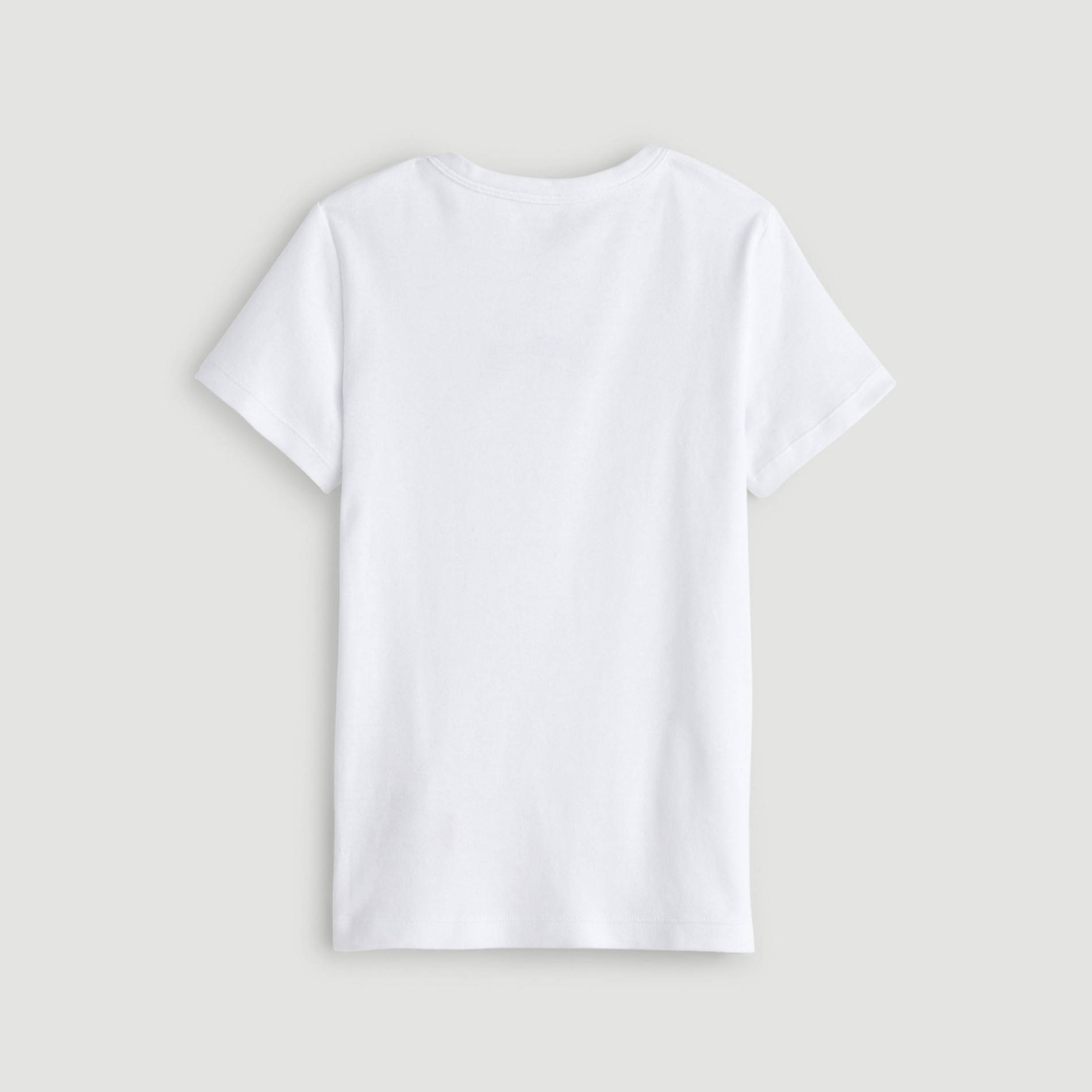 T-shirt manches courtes imprimé, Blanc, large image number 1.0