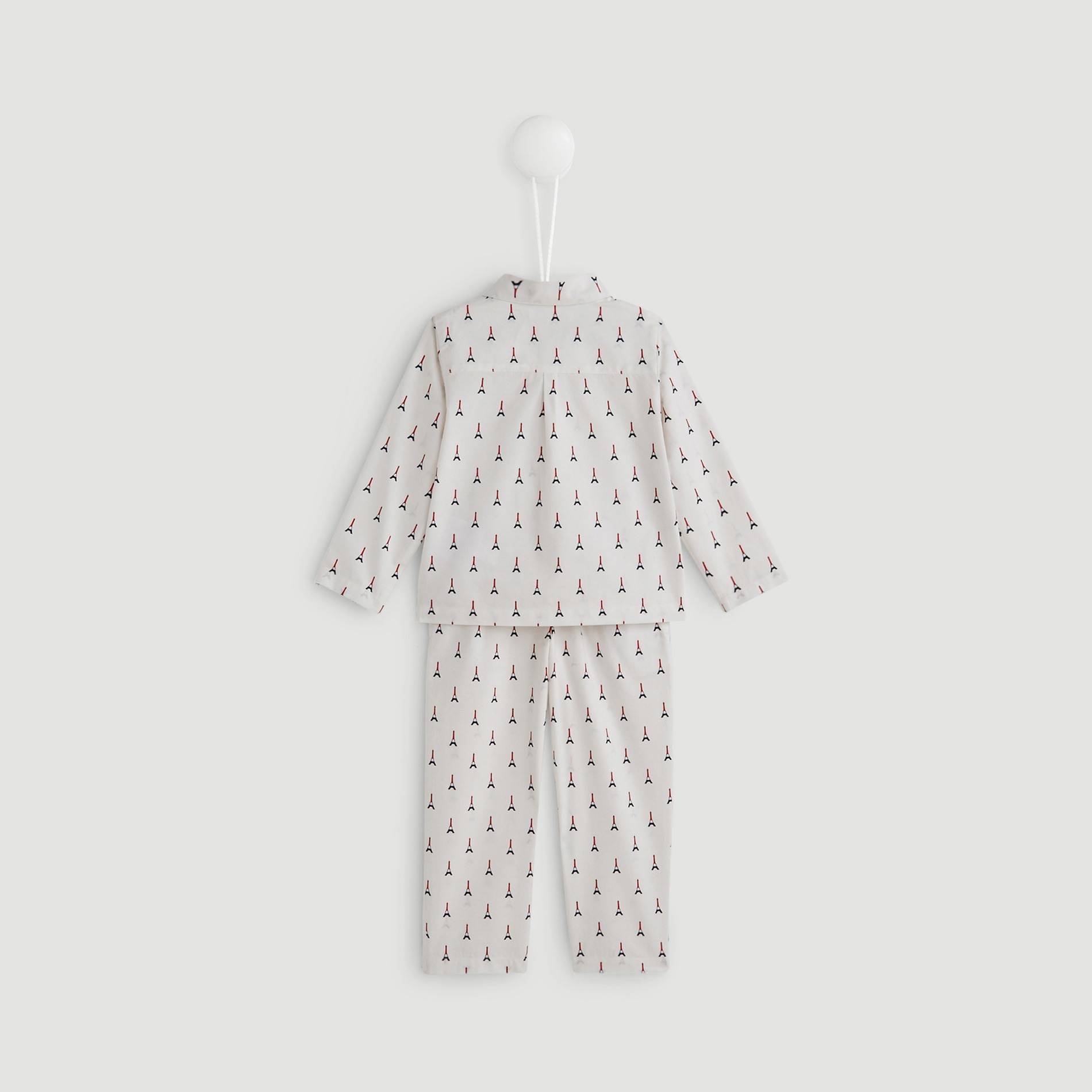 Pyjama imprimé, Ecru, large image number 1