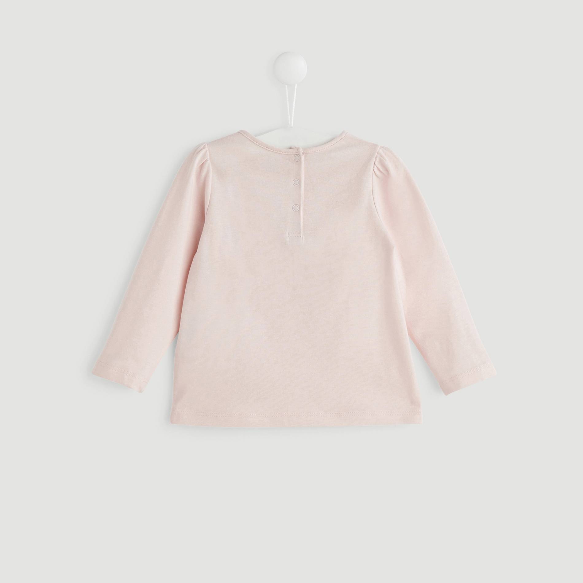 T-shirt imprimé pailleté, Vieux rose, large image number 1.0