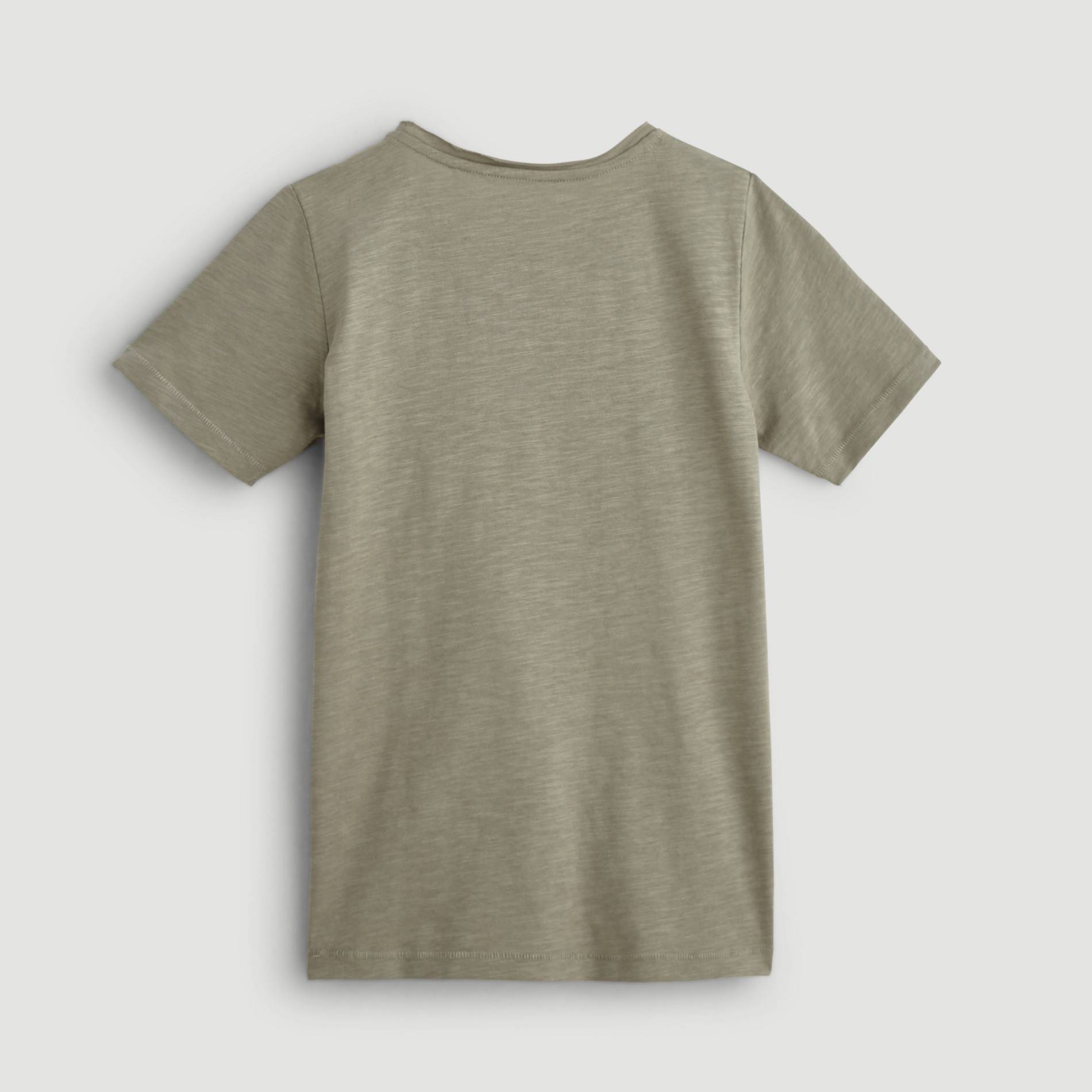 T-shirt manches courtes en coton BIO, Gris moyen, large image number 1.0