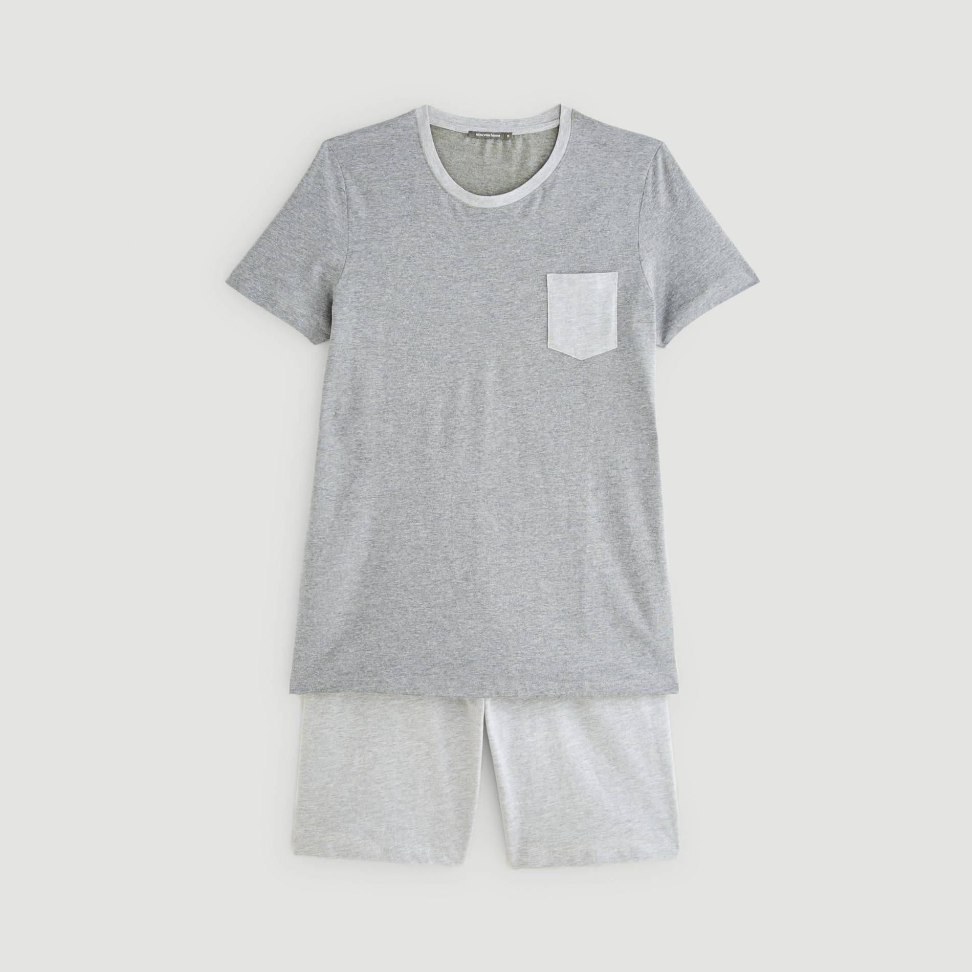 Ensemble t-shirt et short, Gris moyen, large image number 2.0
