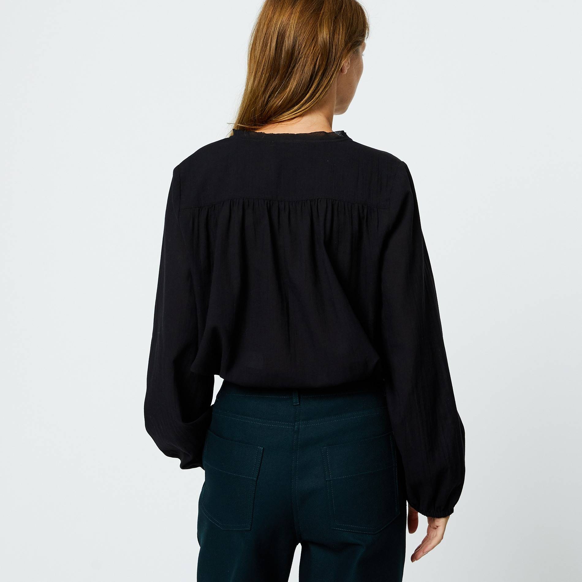 Blouse, Noir, large image number 1.0