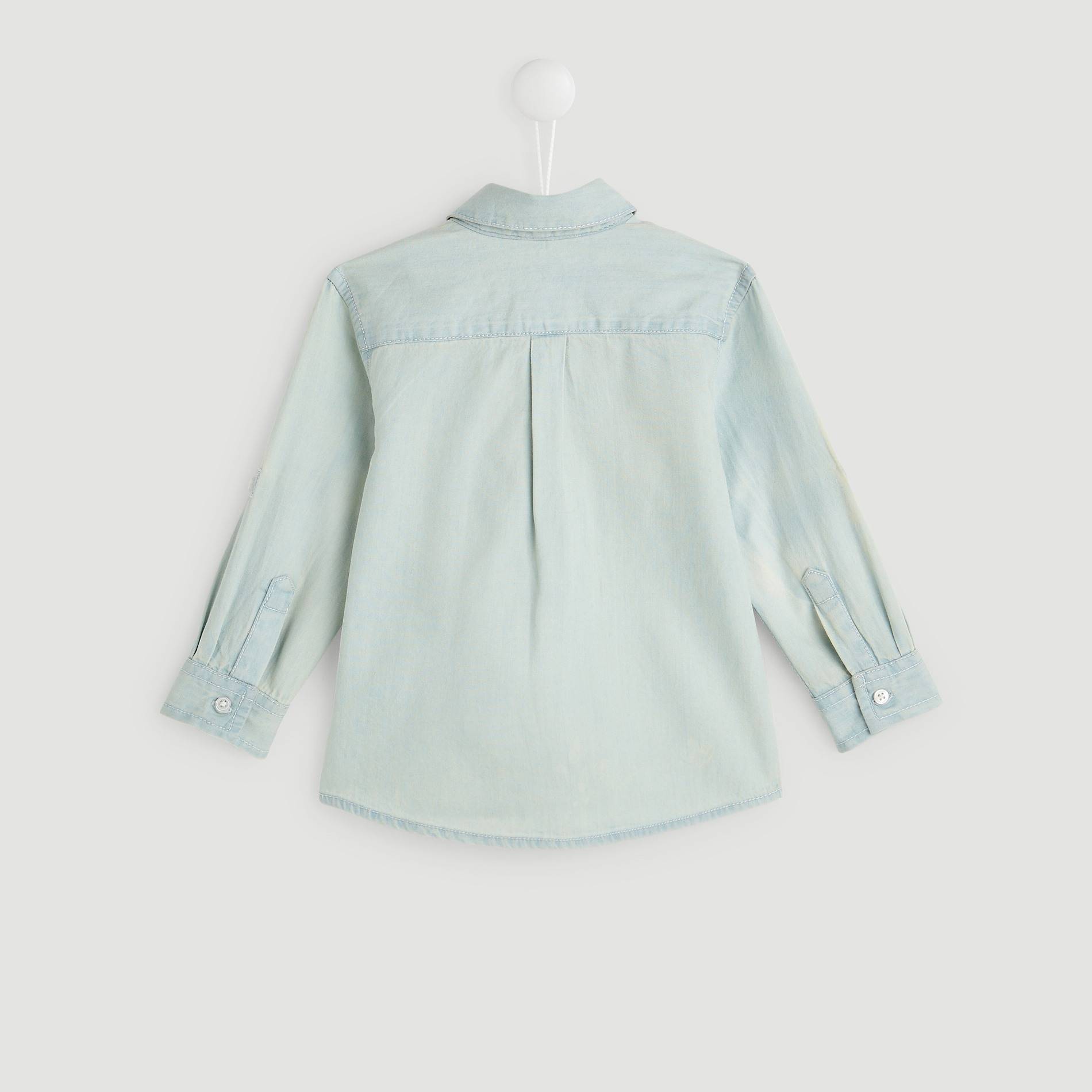 Chemise chambray, Indigo, large image number 1.0