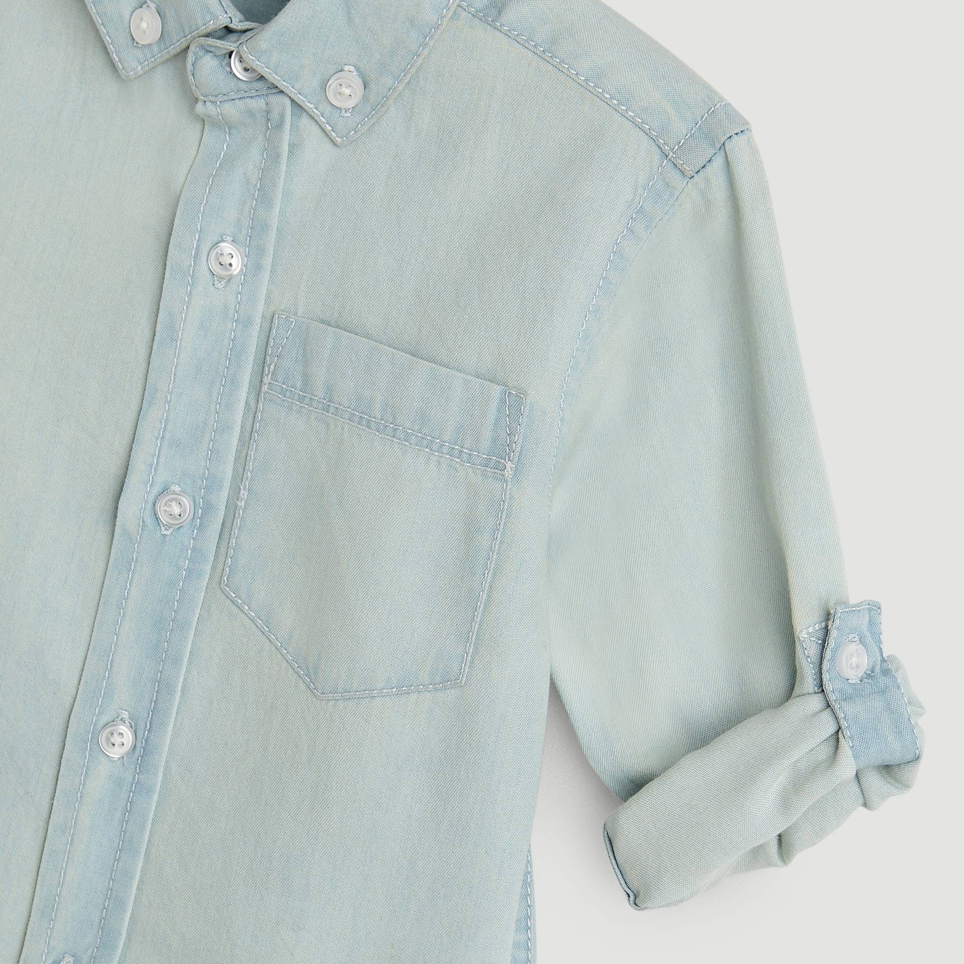 Chemise chambray, Indigo, large image number 2.0