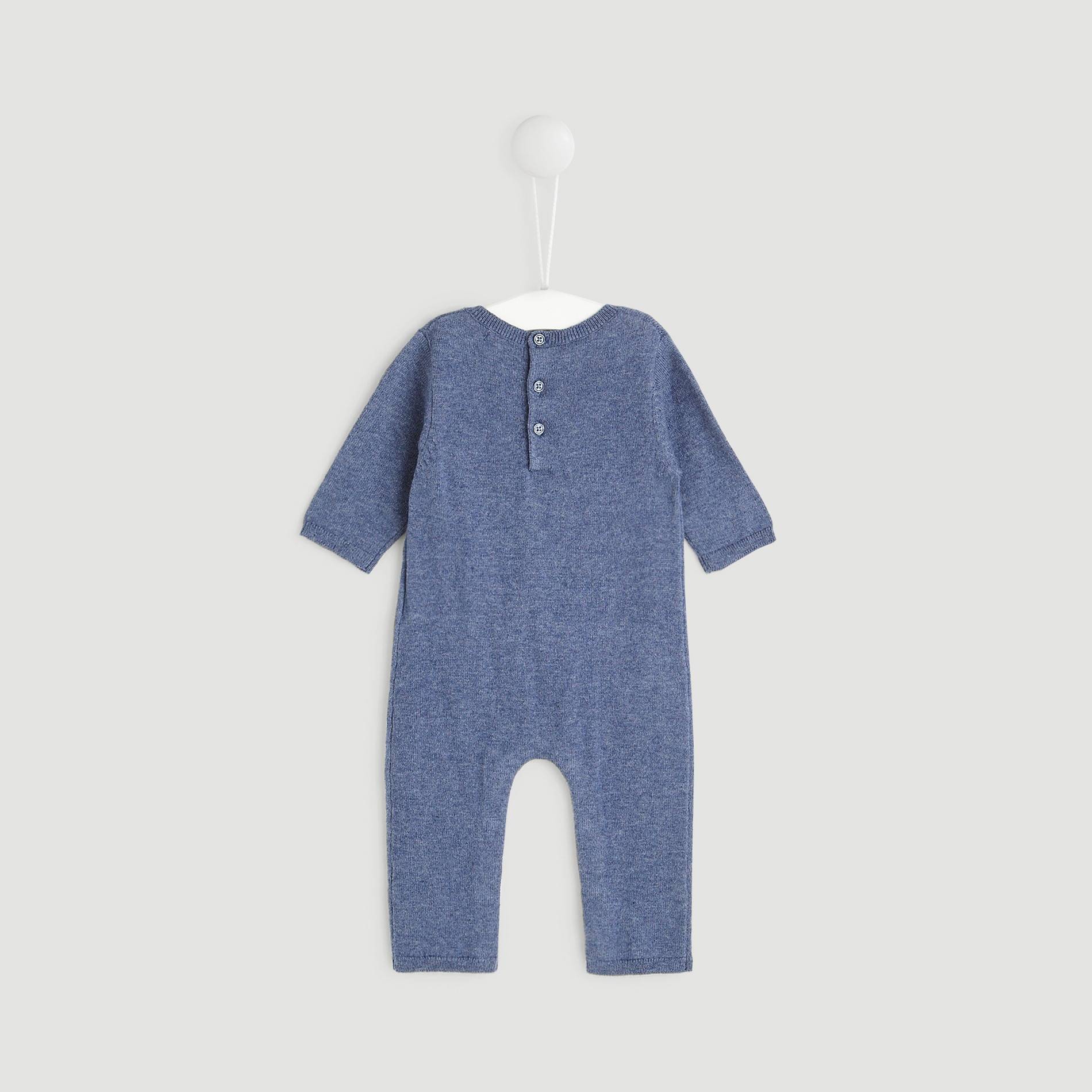 Combinaison  motif, Indigo, large image number 1